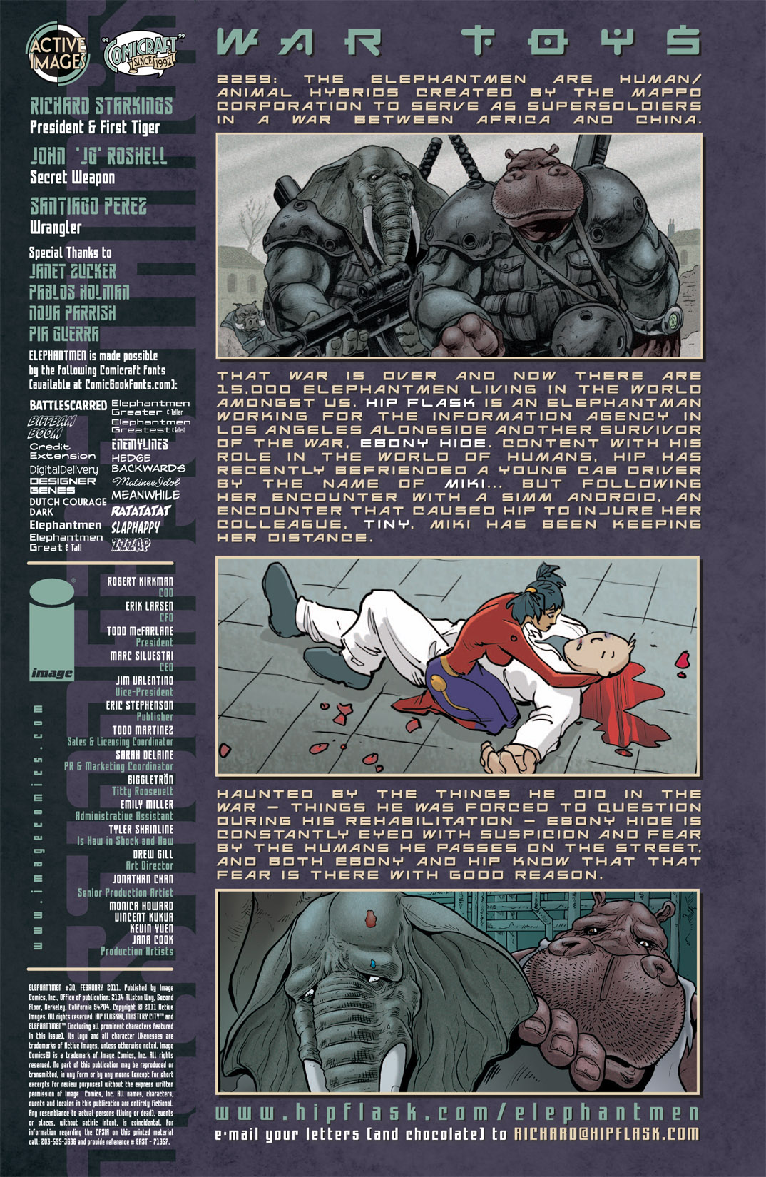 Read online Elephantmen comic -  Issue #30 - 3