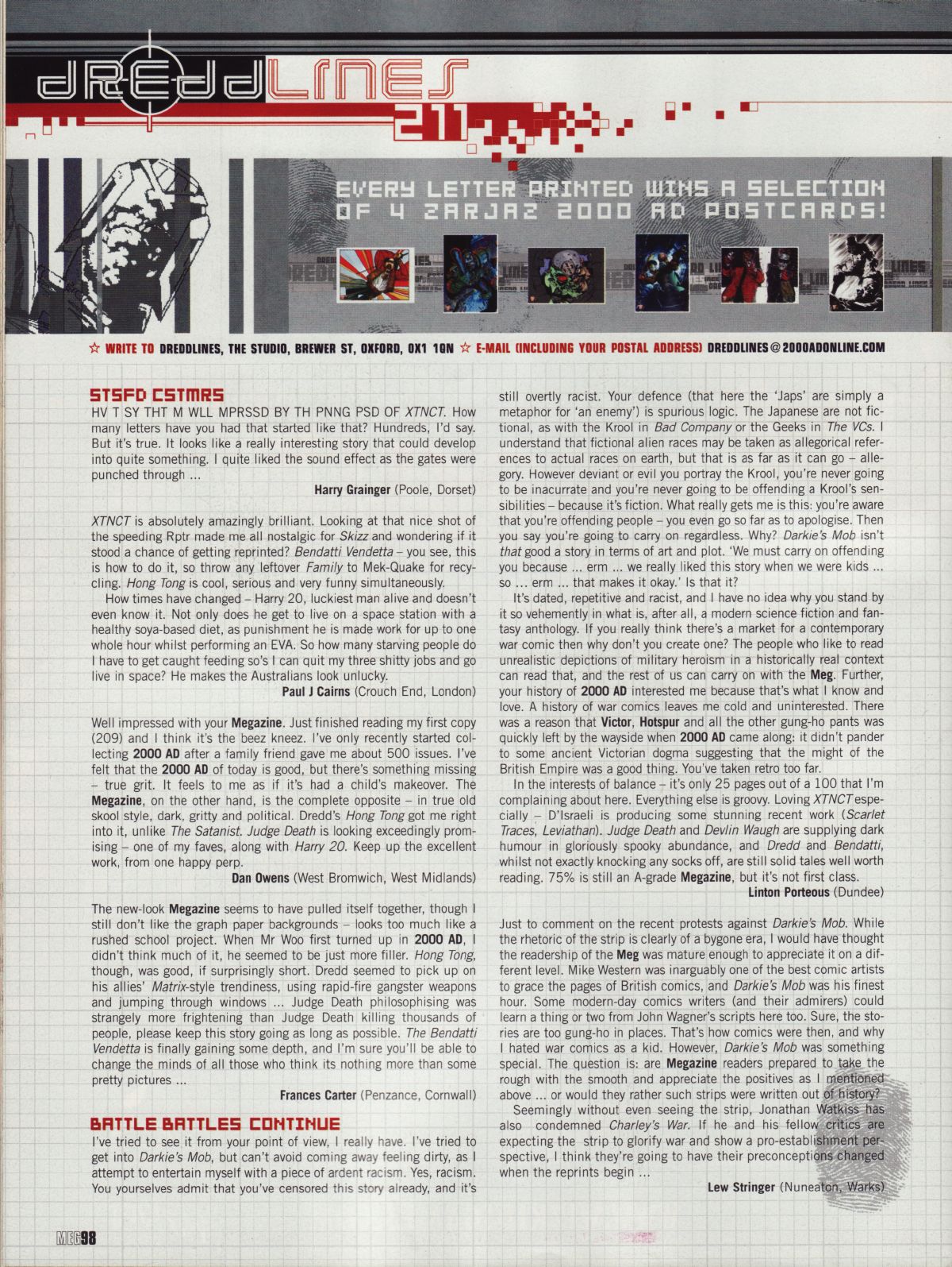 Judge Dredd Megazine (Vol. 5) issue 211 - Page 98