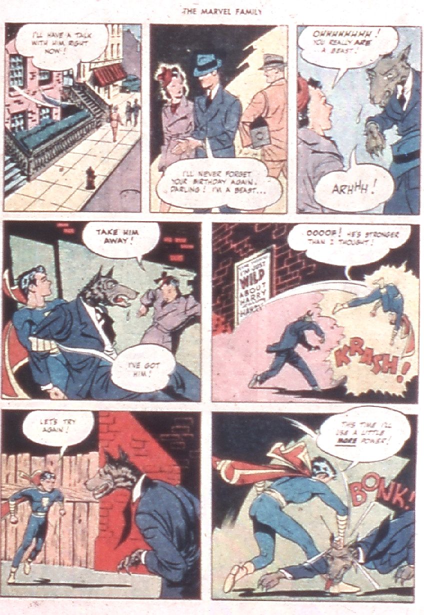 Read online The Marvel Family comic -  Issue #6 - 21