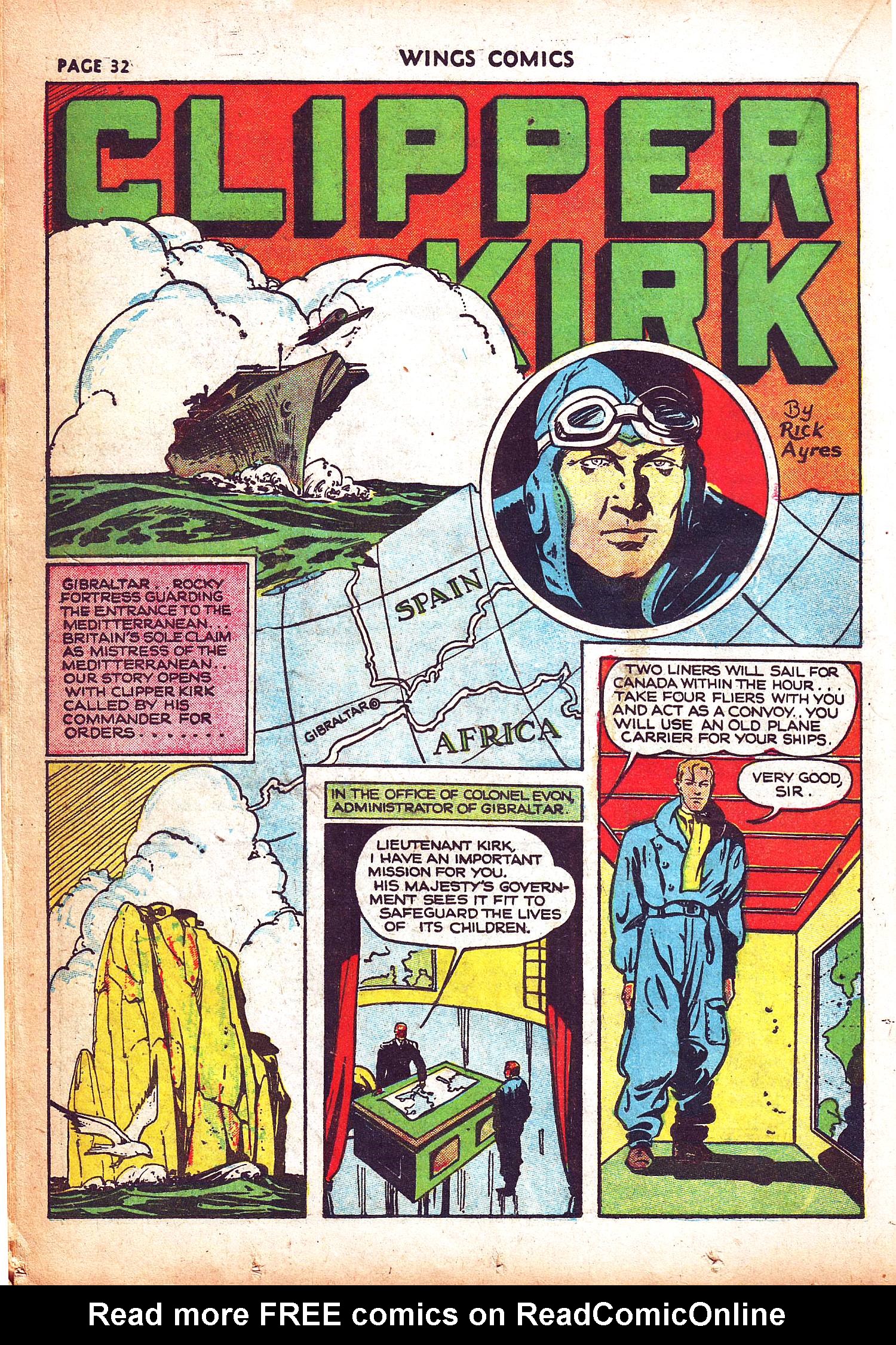 Read online Wings Comics comic -  Issue #3 - 34