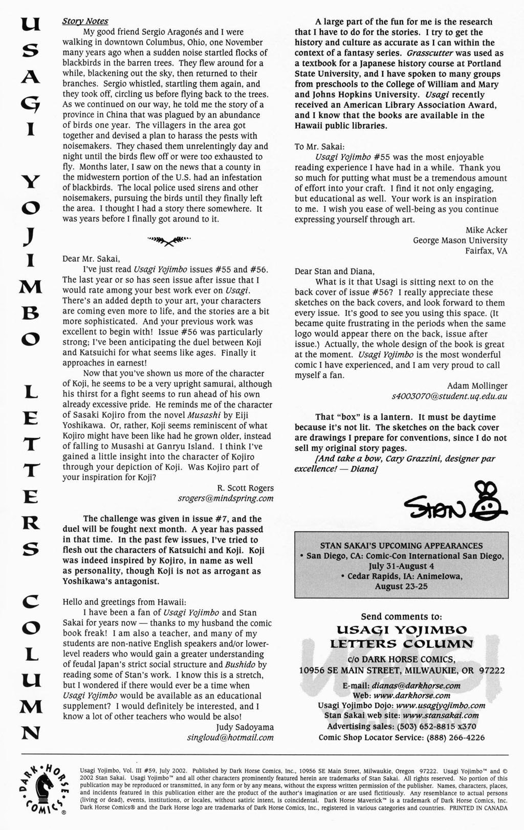 Read online Usagi Yojimbo (1996) comic -  Issue #59 - 27
