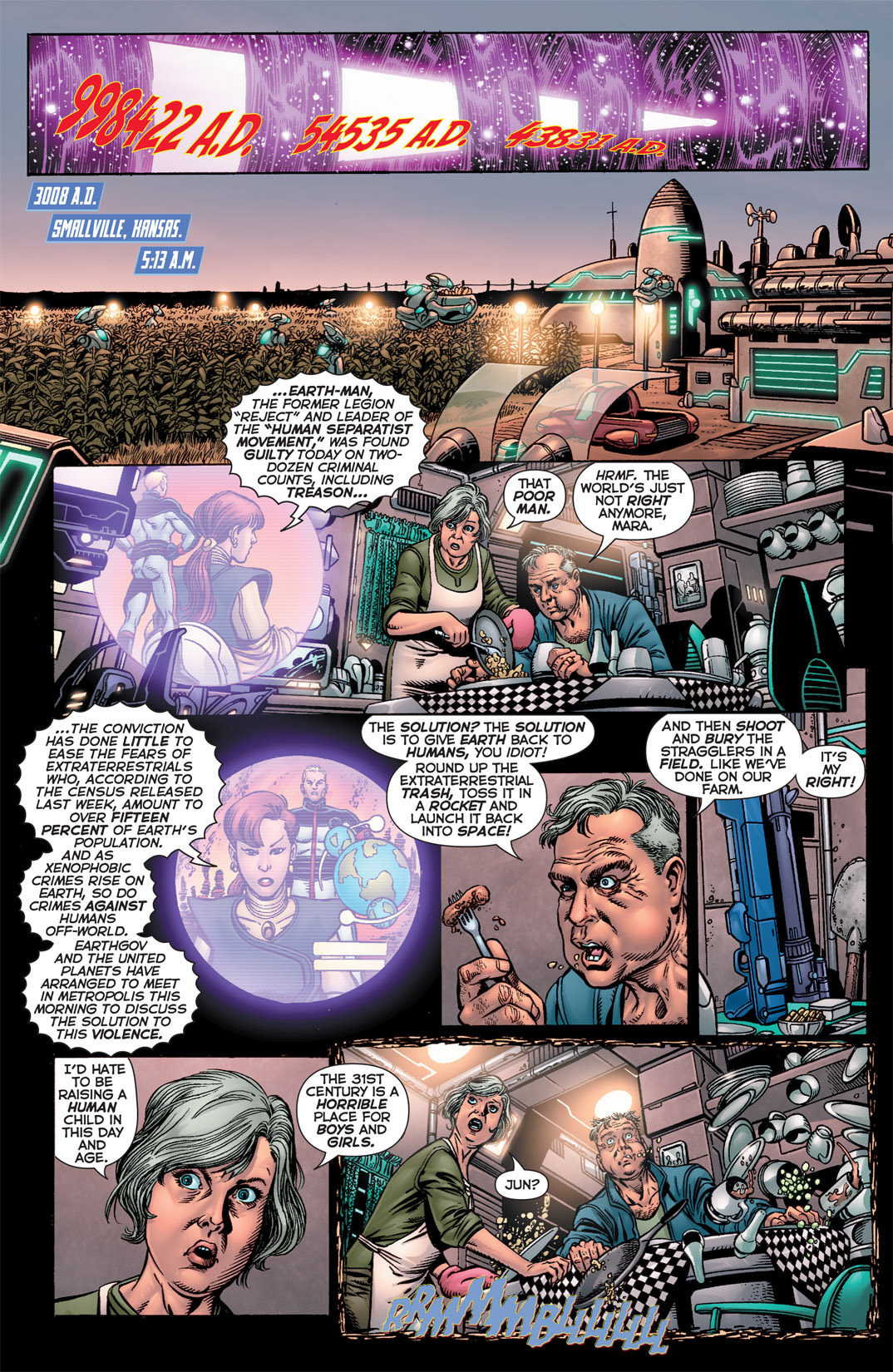 Read online Final Crisis: Legion of Three Worlds comic -  Issue #1 - 5