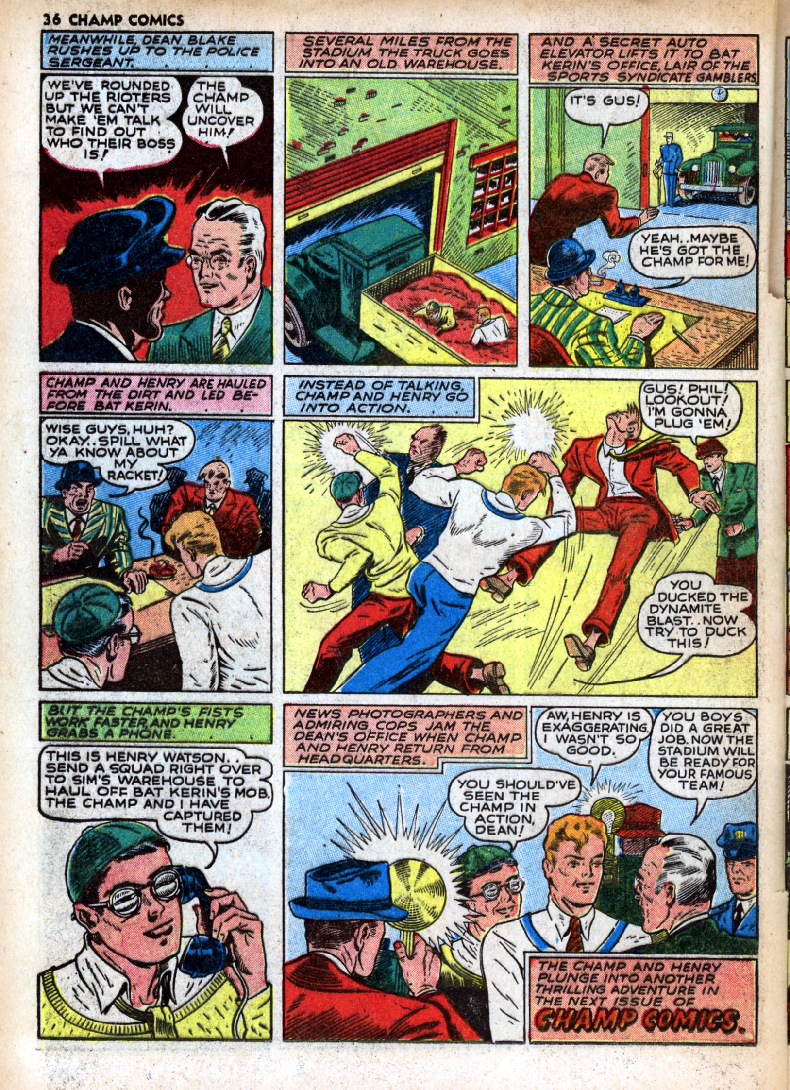 Read online Champ Comics comic -  Issue #15 - 38