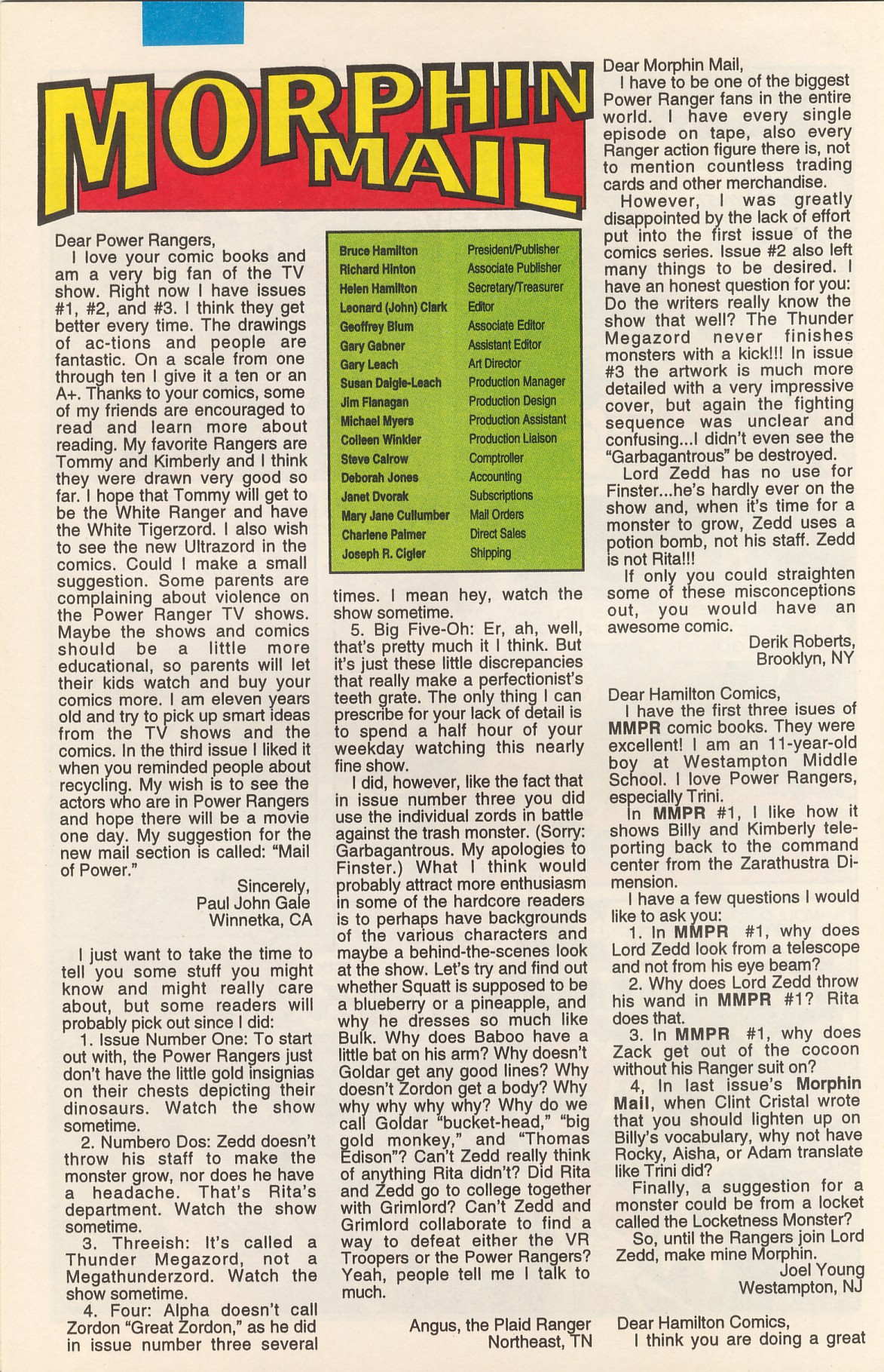 Read online Saban's Mighty Morphin Power Rangers (1994) comic -  Issue #5 - 31