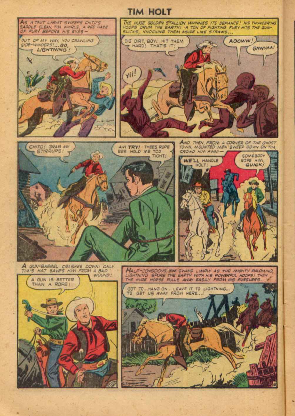 Read online Tim Holt comic -  Issue #18 - 8