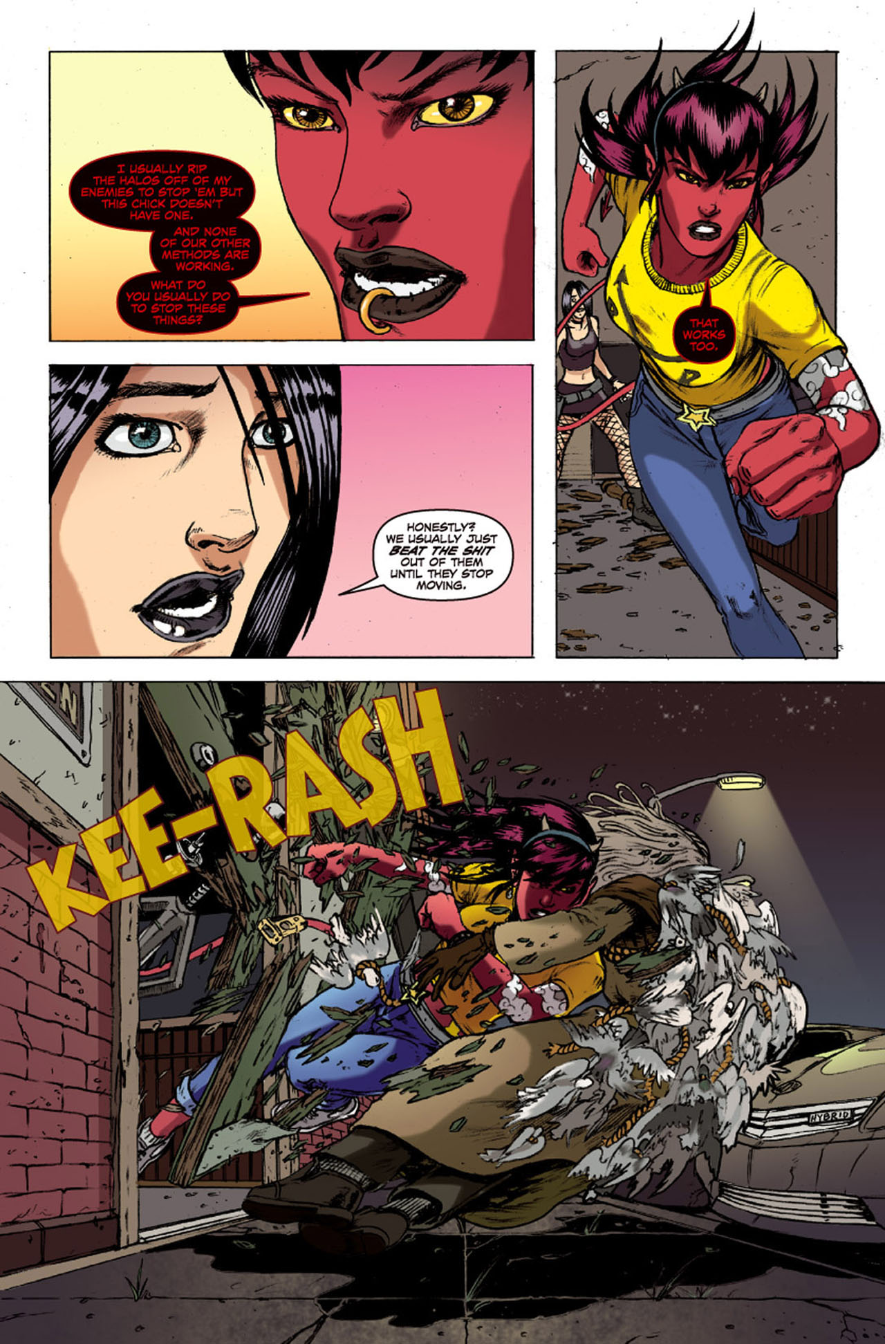 Read online Hack/Slash & Mercy Sparx: A Slice of Hell comic -  Issue #2 - 14
