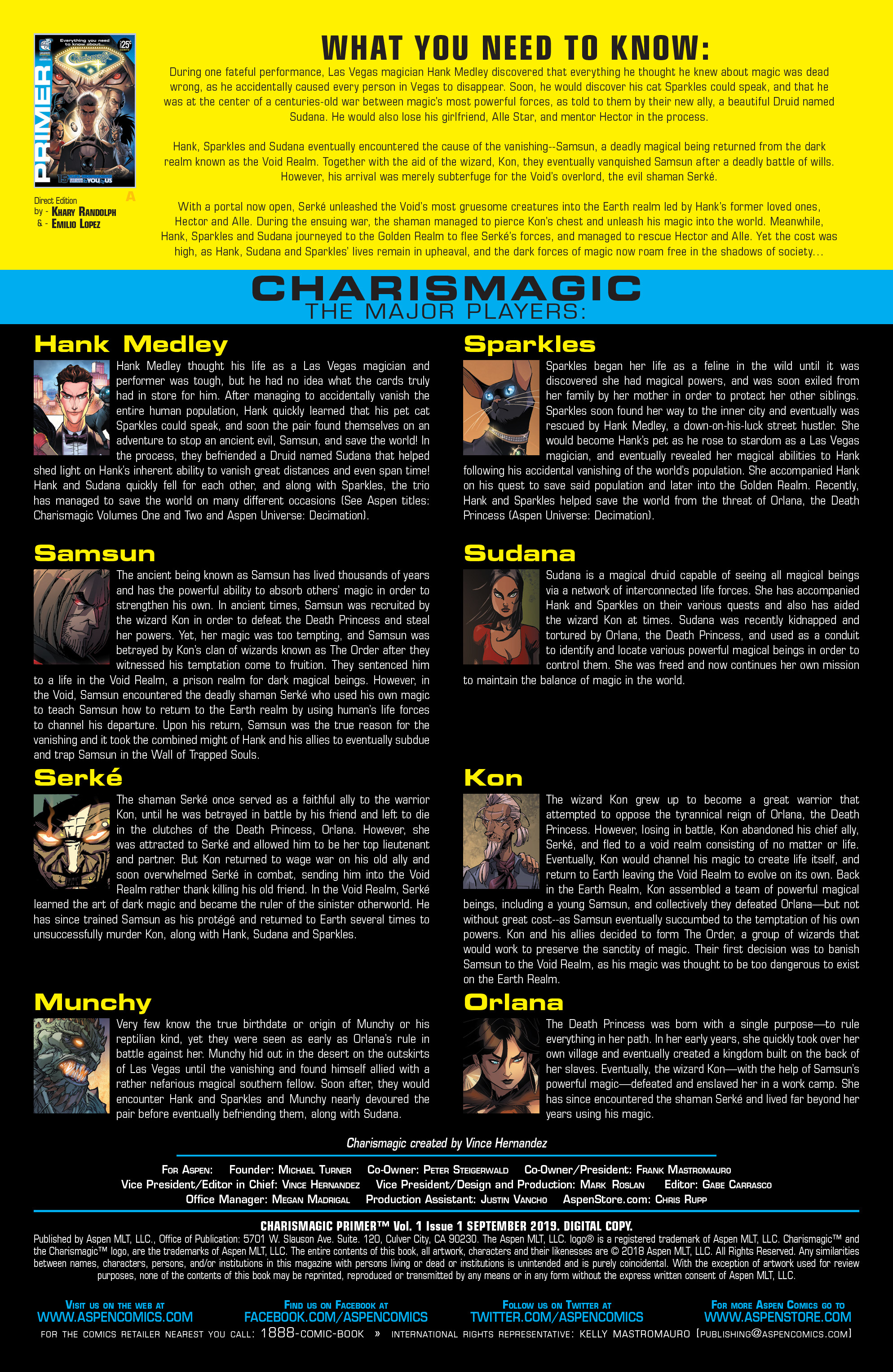 Read online Charismagic Primer comic -  Issue # Full - 2