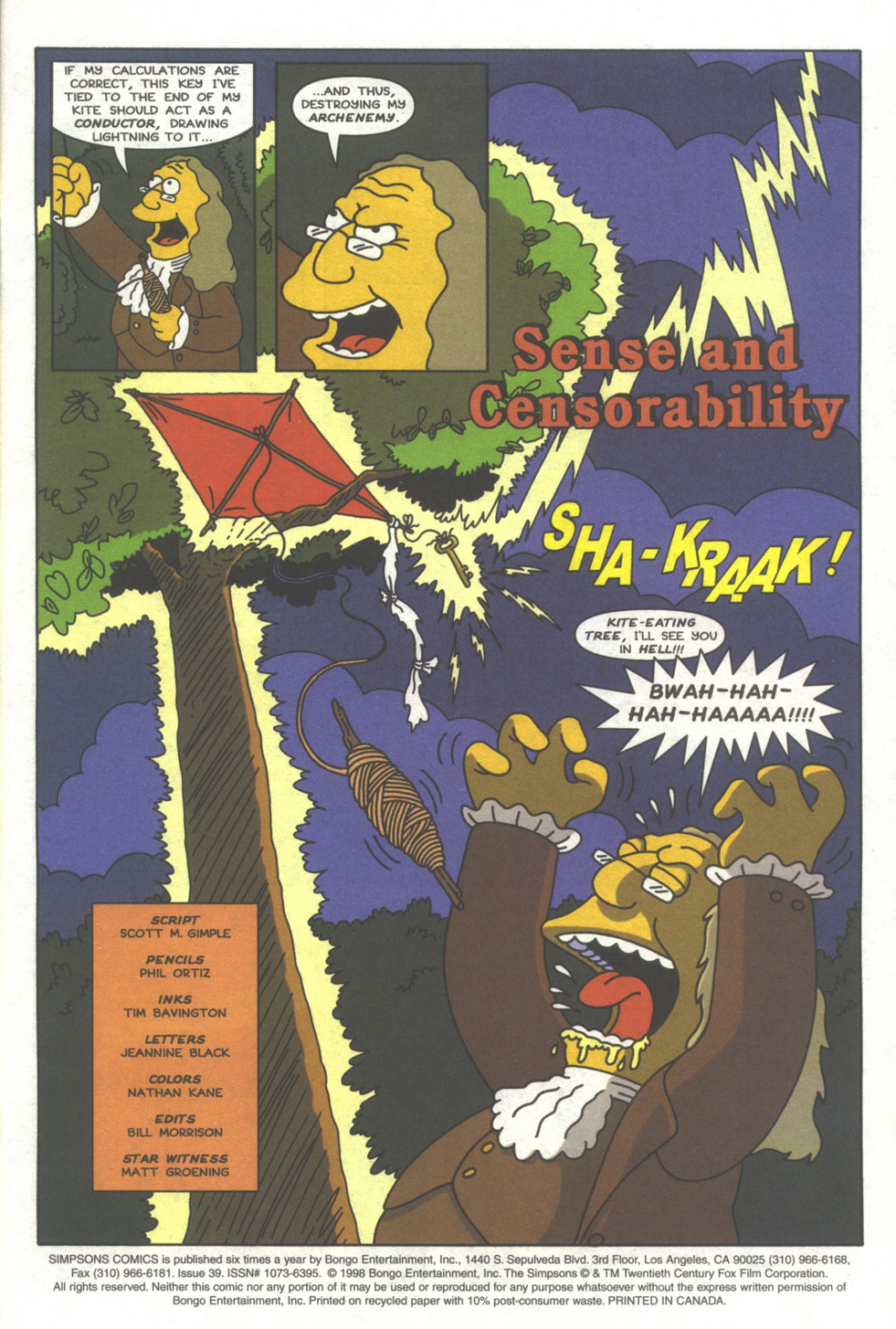 Read online Simpsons Comics comic -  Issue #39 - 2