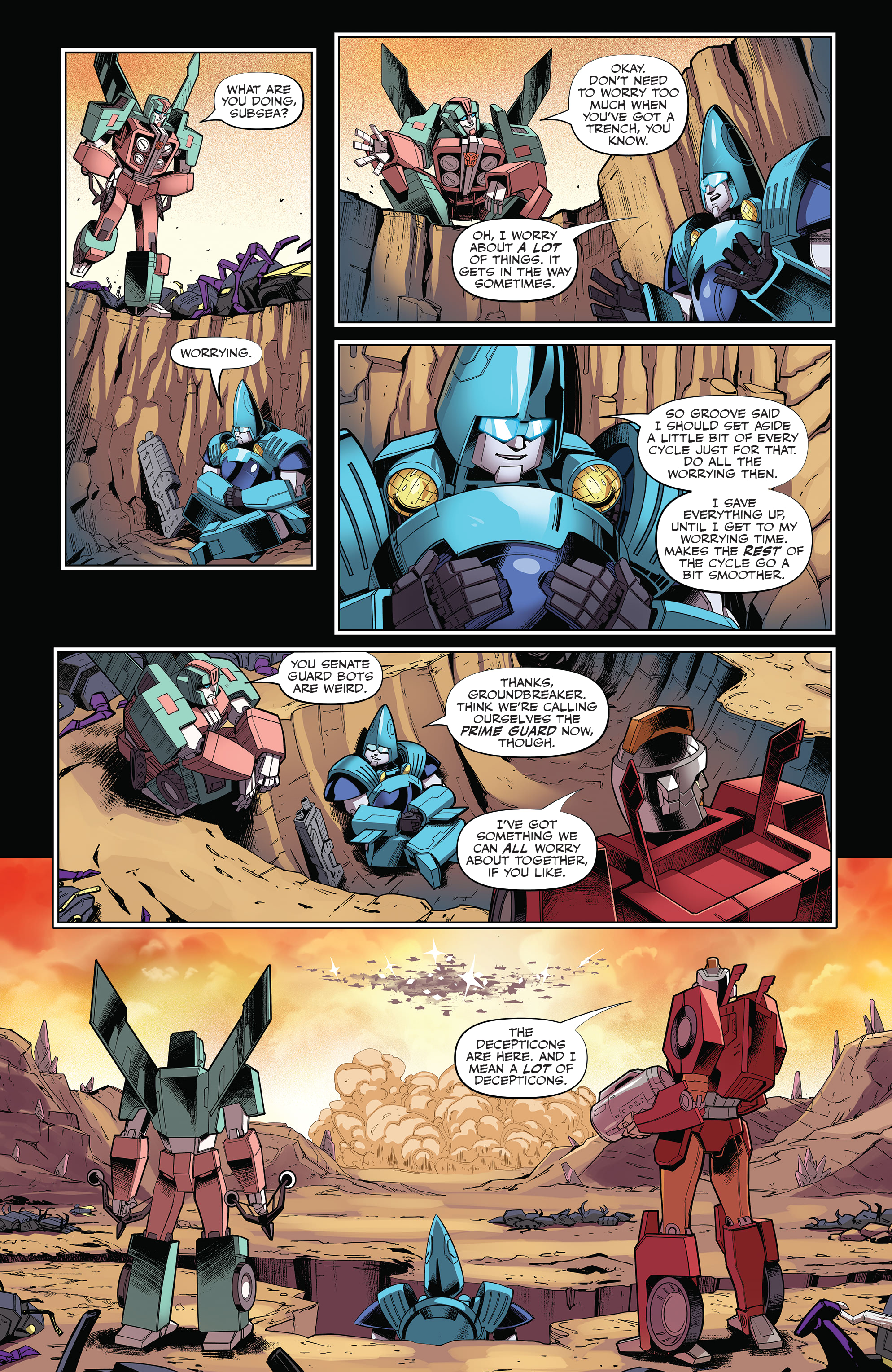 Read online Transformers (2019) comic -  Issue #35 - 15