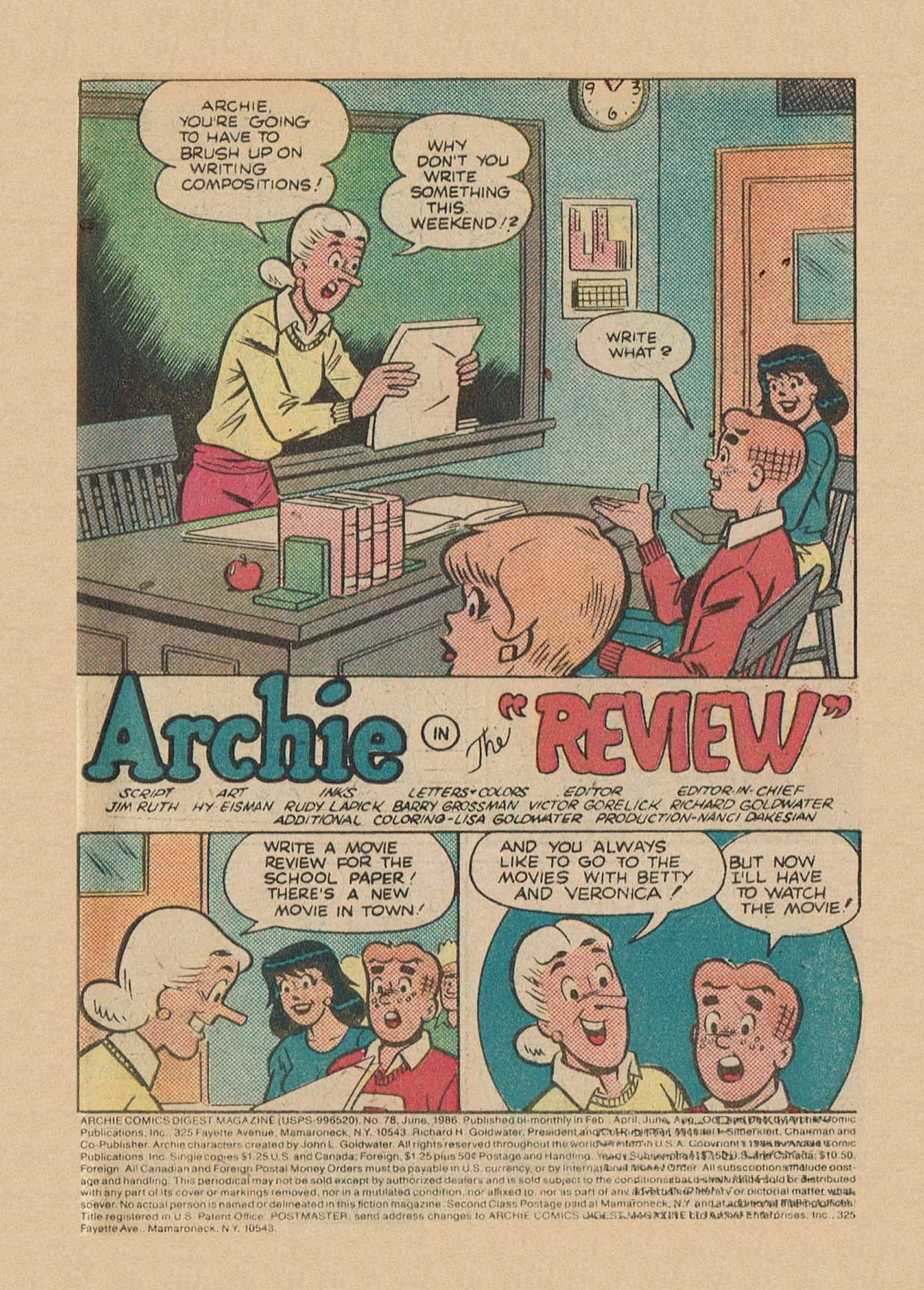 Read online Archie Digest Magazine comic -  Issue #78 - 3