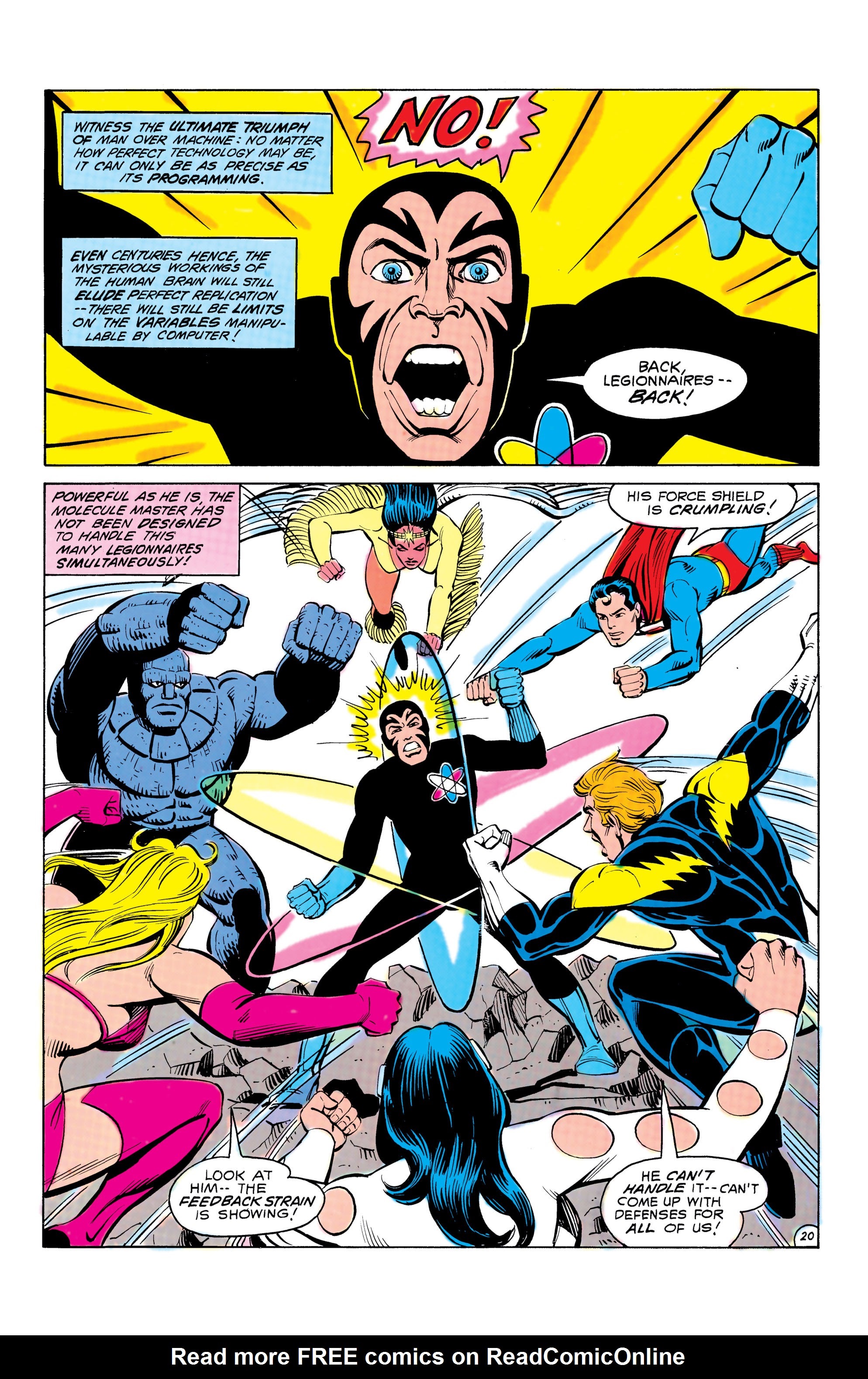 Read online Legion of Super-Heroes (1980) comic -  Issue #281 - 21