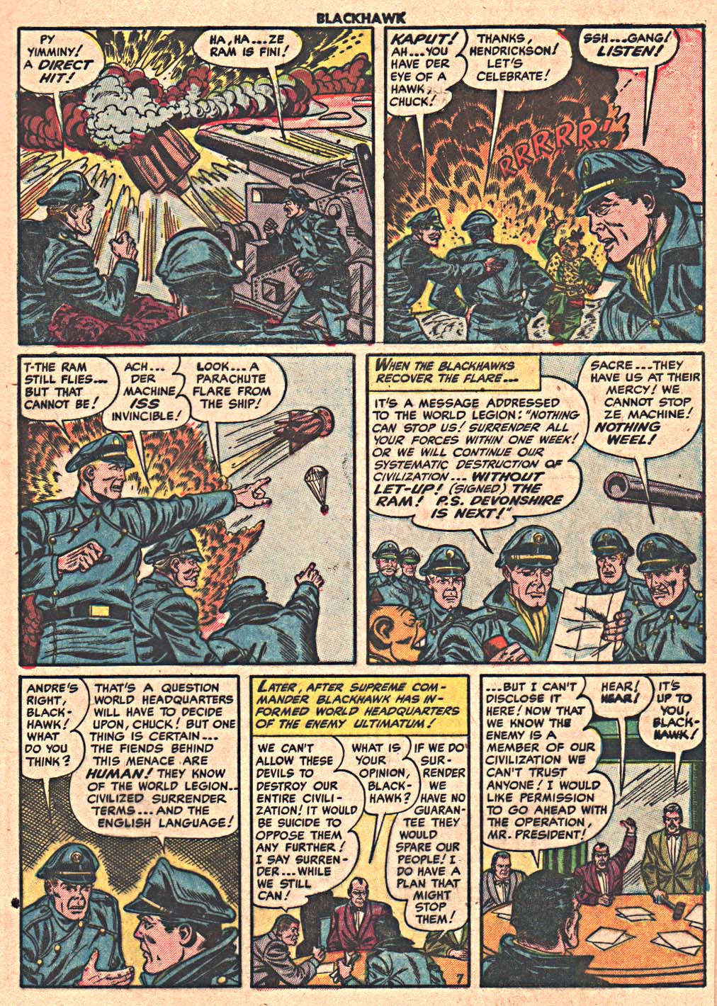 Read online Blackhawk (1957) comic -  Issue #77 - 9