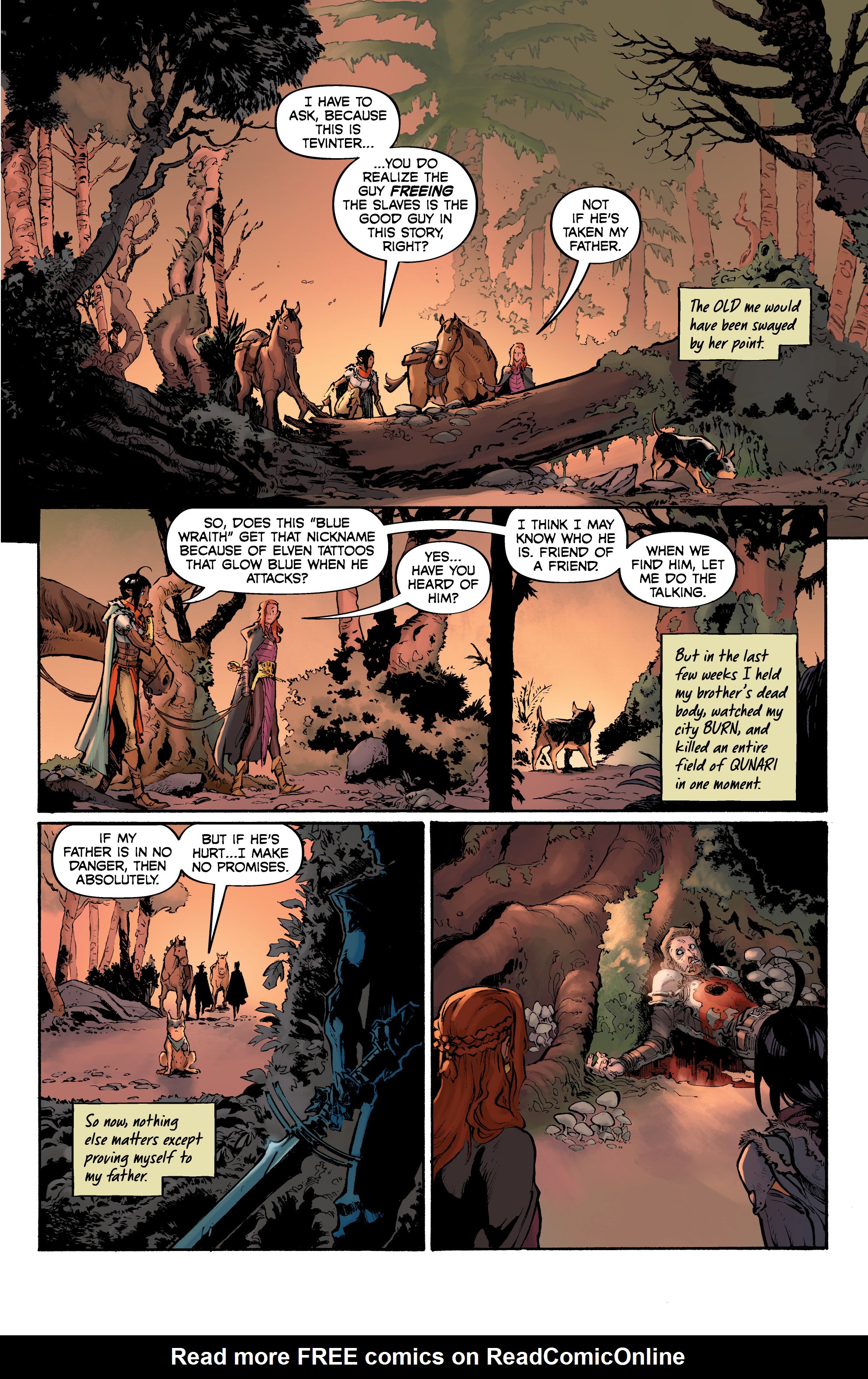 Read online Dragon Age: Blue Wraith comic -  Issue #1 - 20