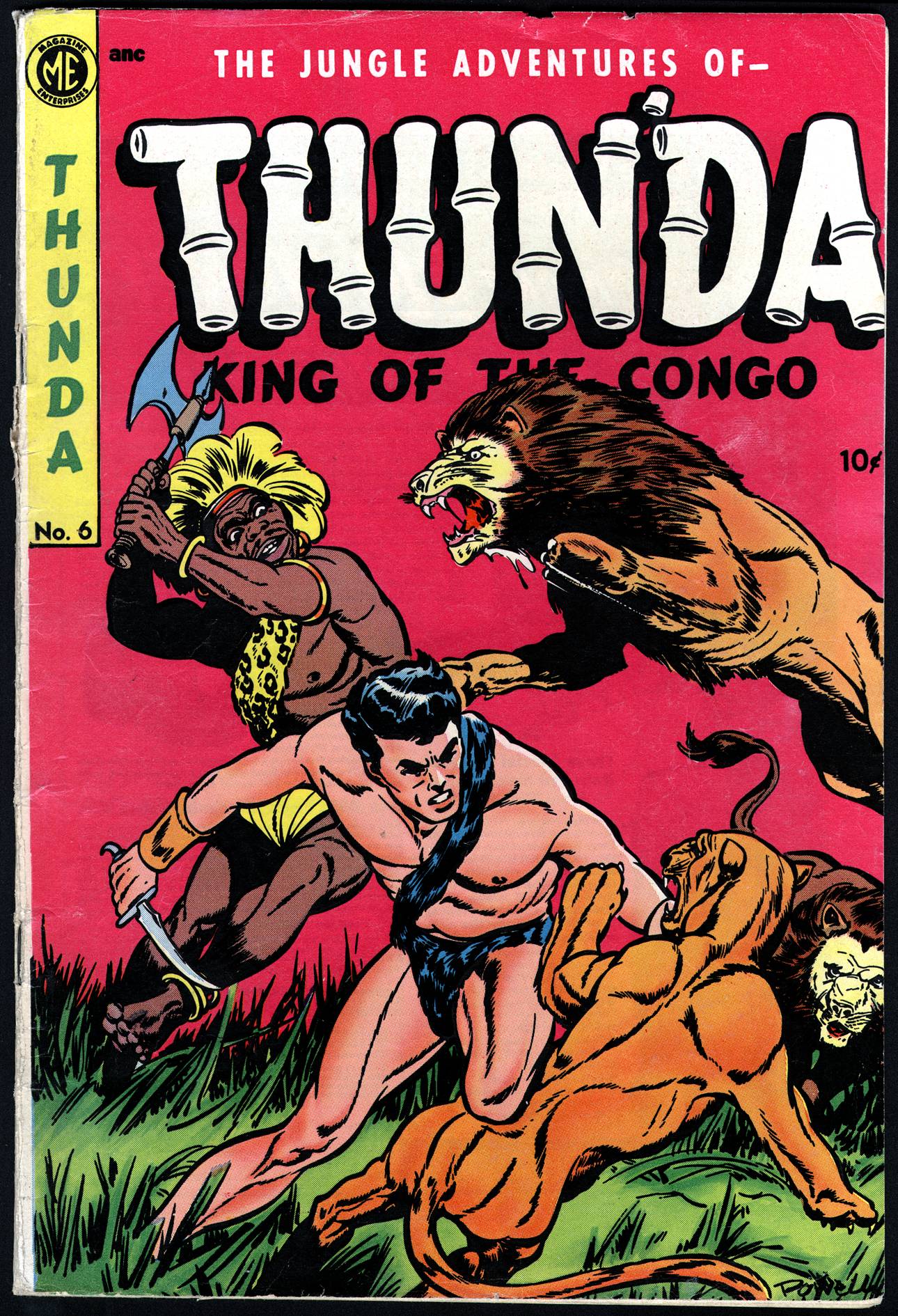 Read online Thun'da: King of the Congo comic -  Issue #6 - 1