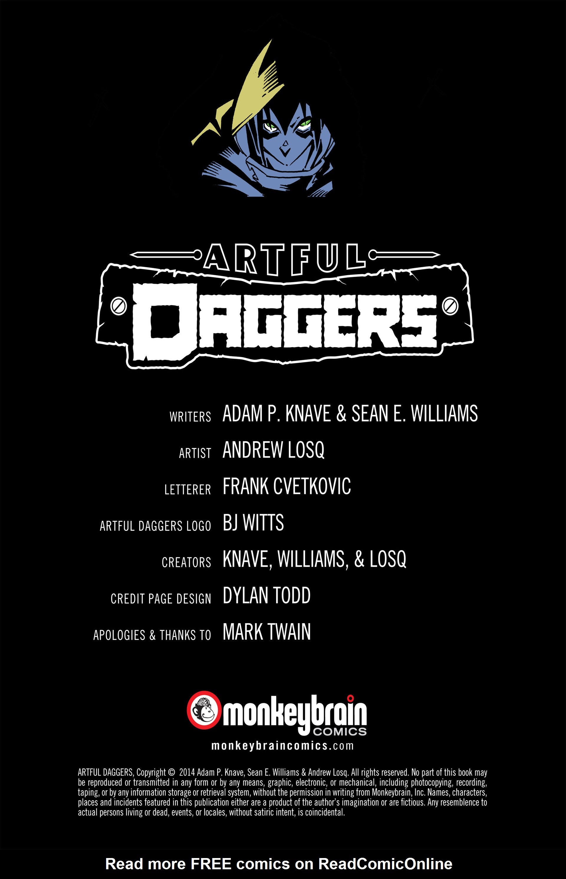 Read online Artful Daggers comic -  Issue #14 - 2