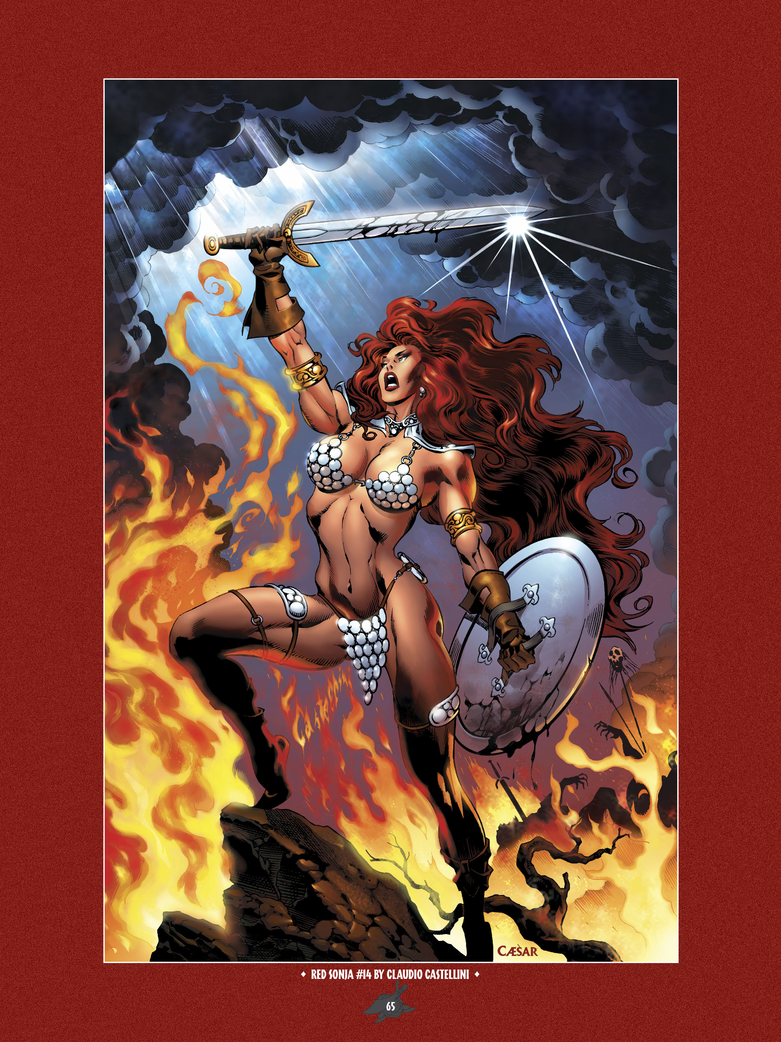 Read online The Art of Red Sonja comic -  Issue # TPB 1 (Part 1) - 64