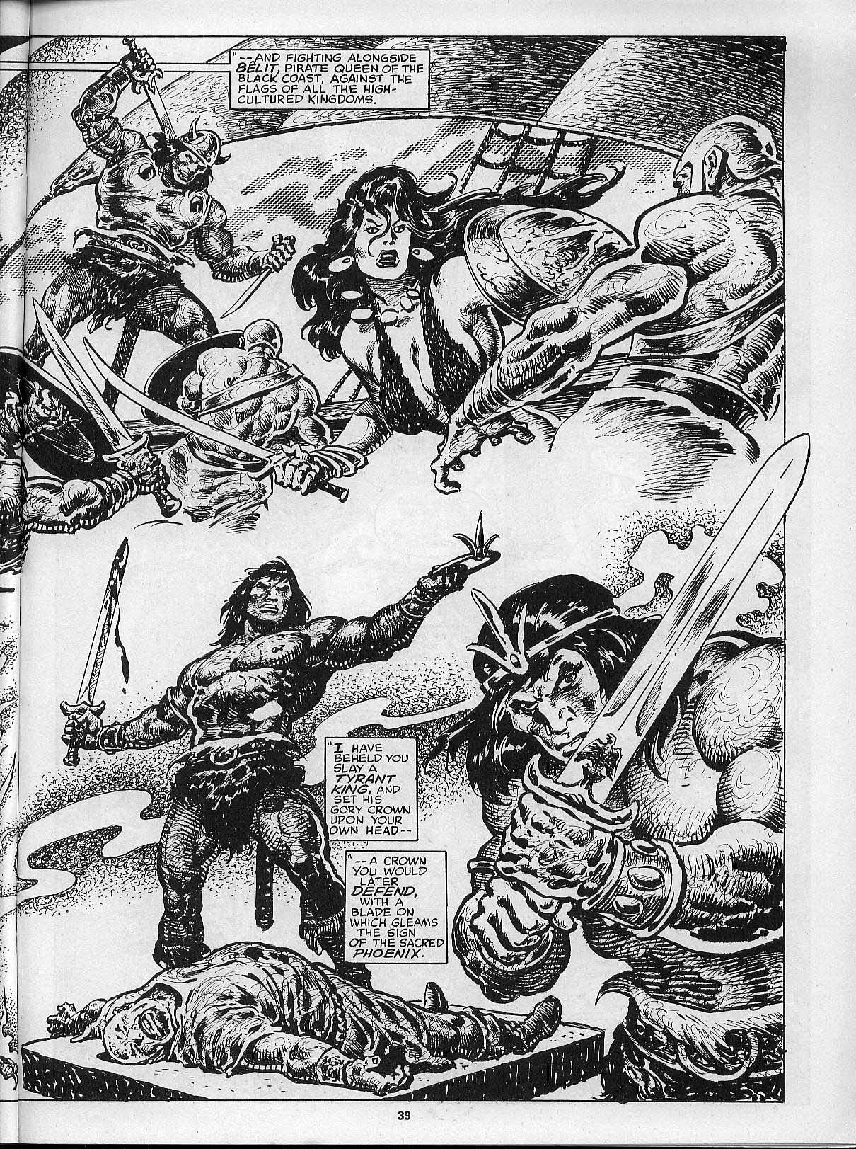 Read online The Savage Sword Of Conan comic -  Issue #200 - 41