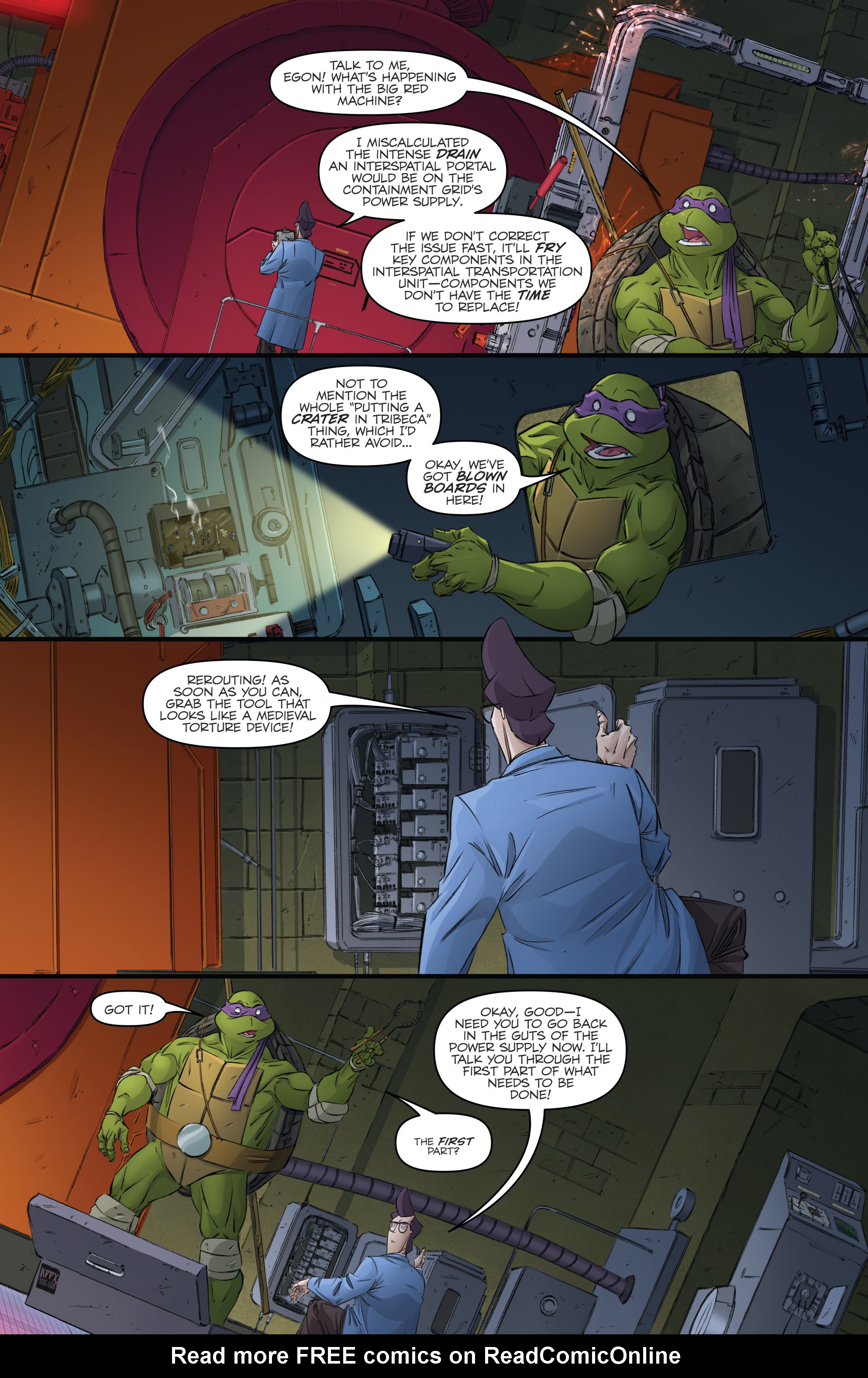 Read online Teenage Mutant Ninja Turtles/Ghostbusters comic -  Issue #4 - 17
