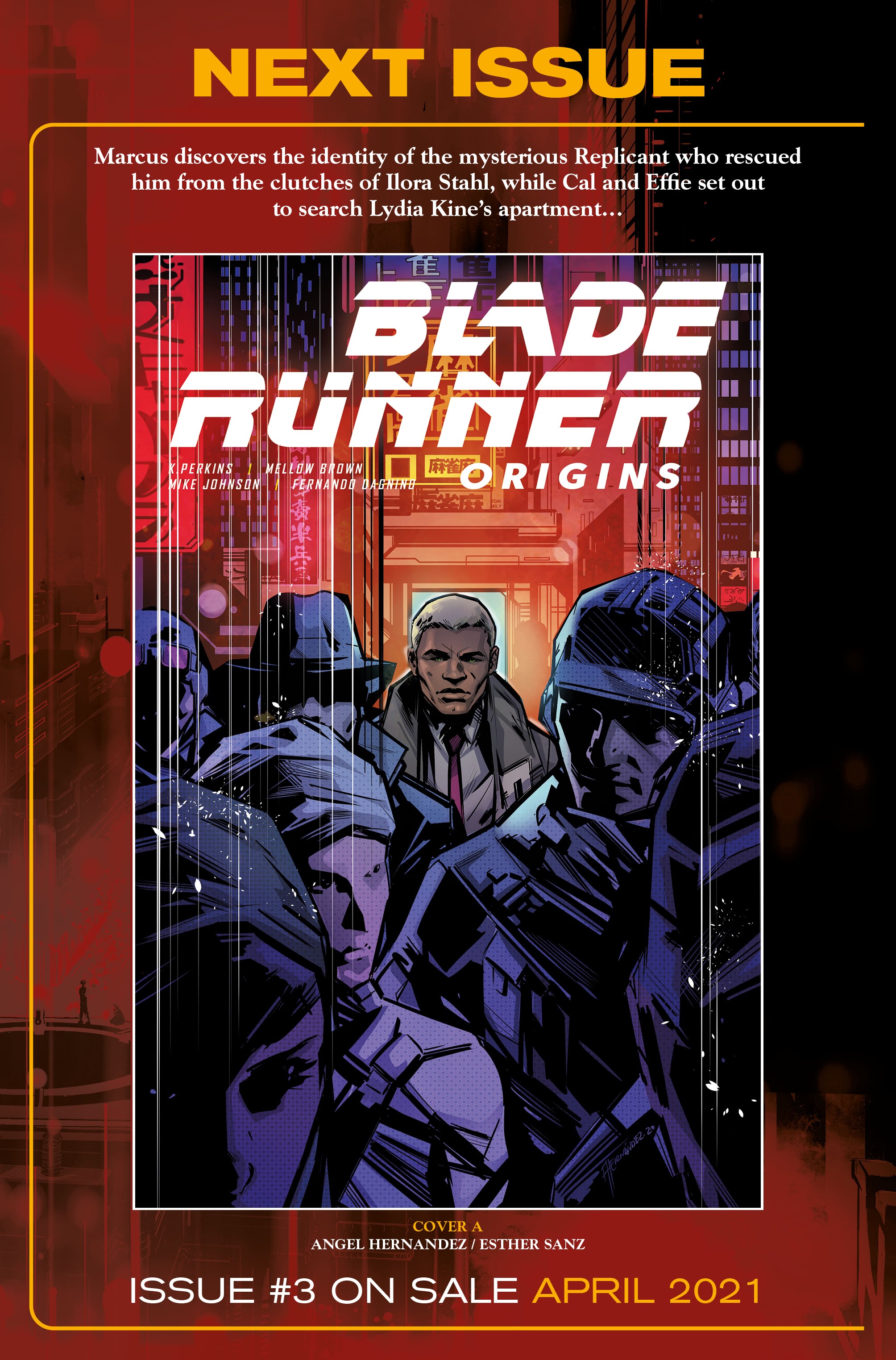 Read online Blade Runner Origins comic -  Issue #2 - 31