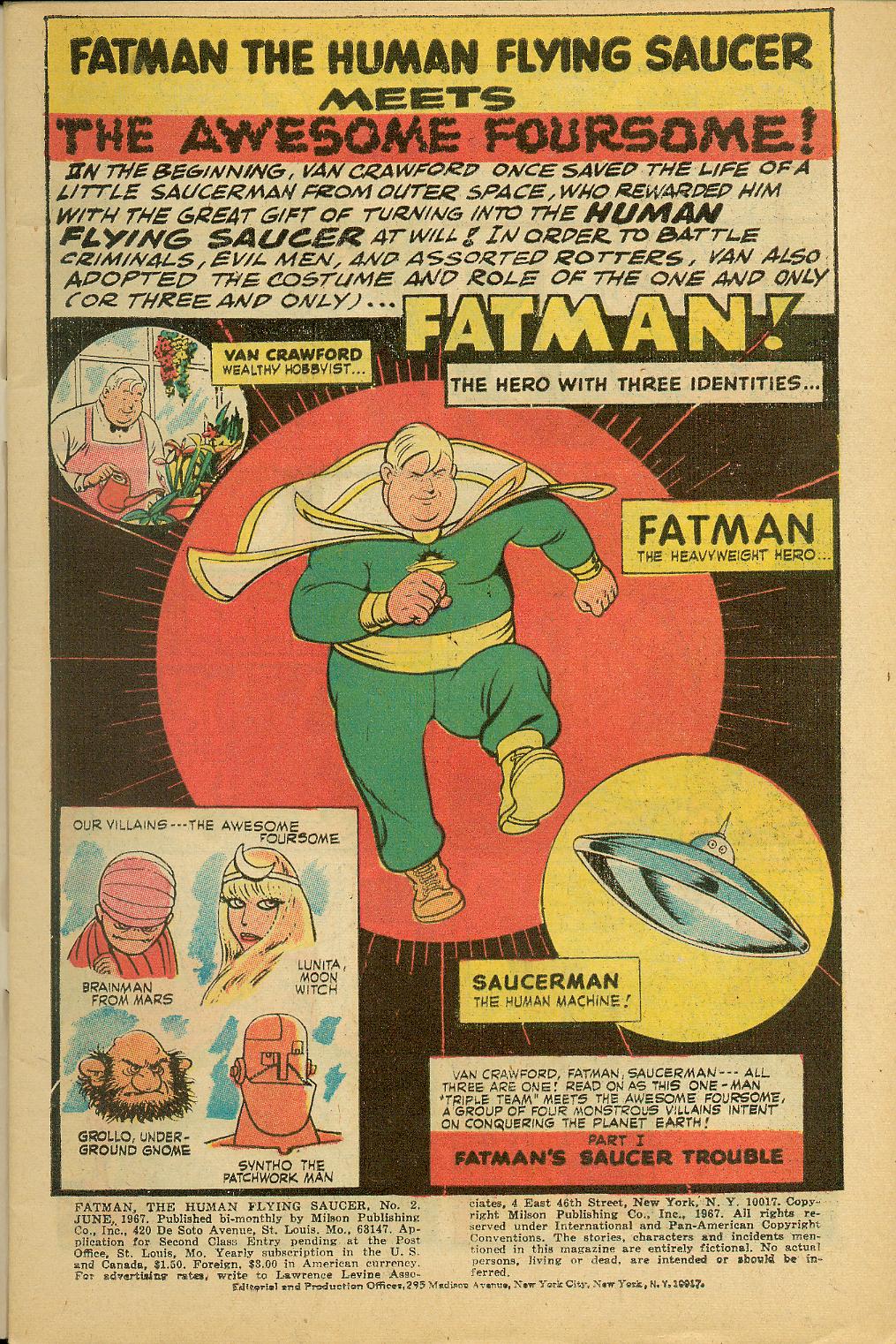 Read online Fatman, The Human Flying Saucer comic -  Issue #2 - 3