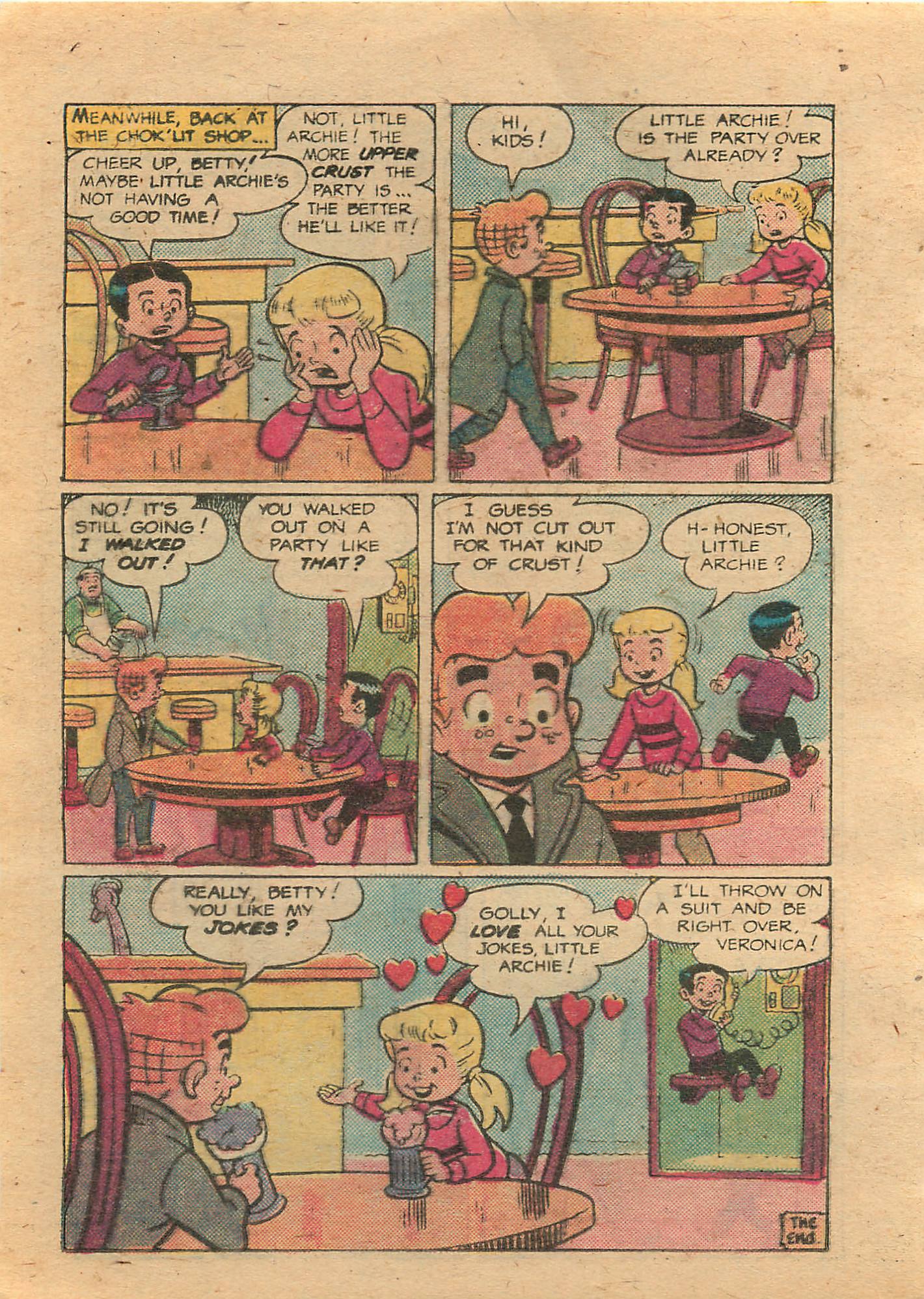 Read online Little Archie Comics Digest Magazine comic -  Issue #6 - 7