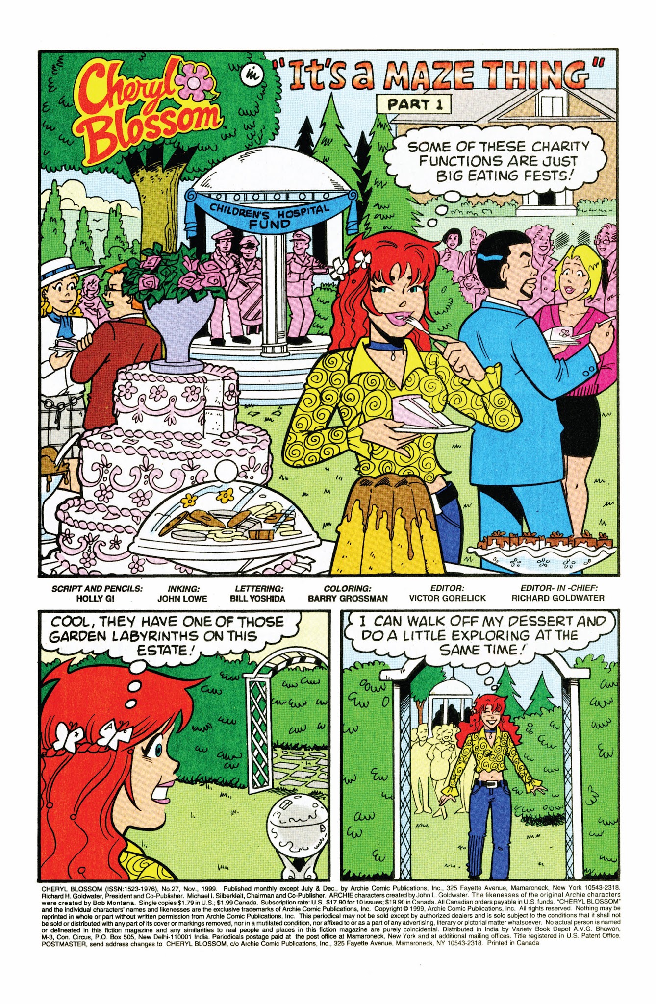 Read online Cheryl Blossom comic -  Issue #27 - 2