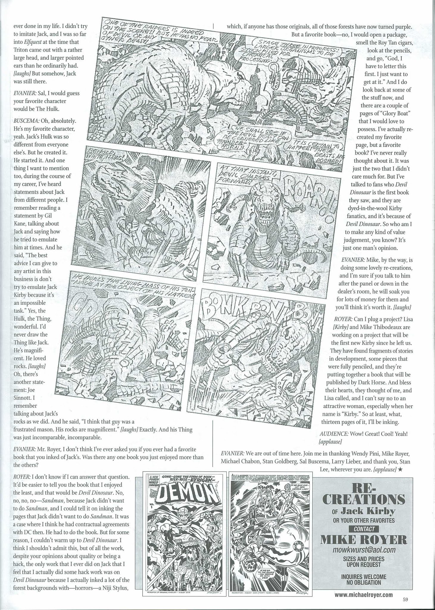 Read online The Jack Kirby Collector comic -  Issue #40 - 61