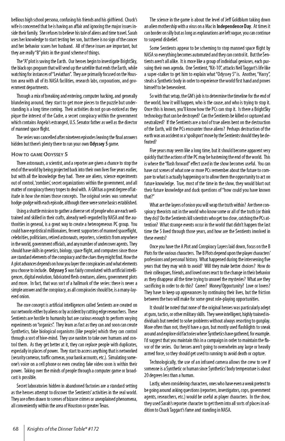 Read online Knights of the Dinner Table comic -  Issue #172 - 70