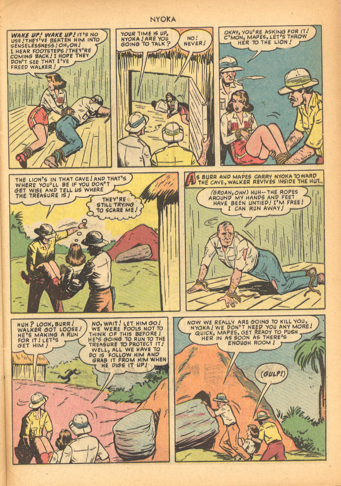 Read online Nyoka the Jungle Girl (1945) comic -  Issue #38 - 45