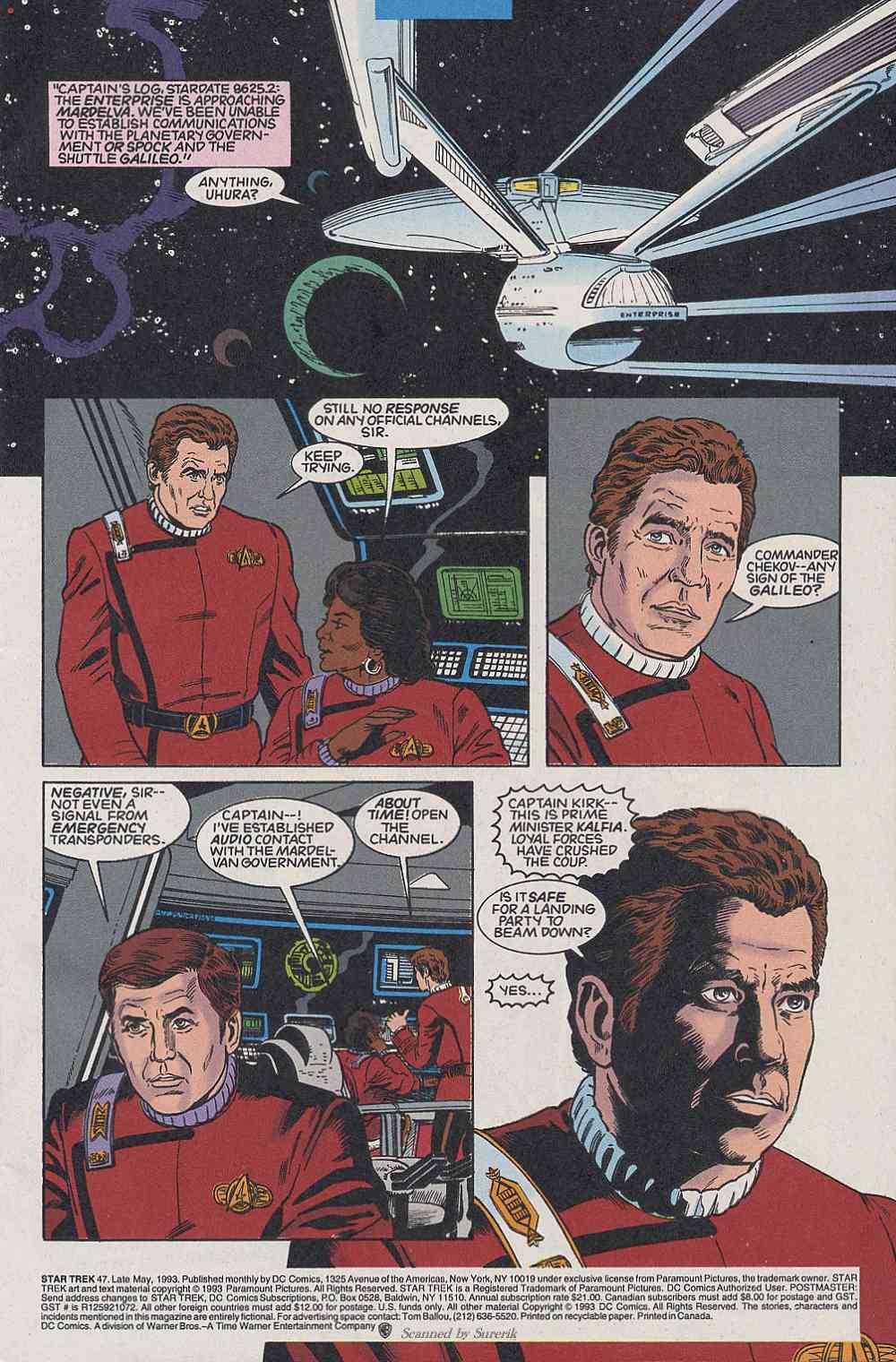 Read online Star Trek (1989) comic -  Issue #47 - 3