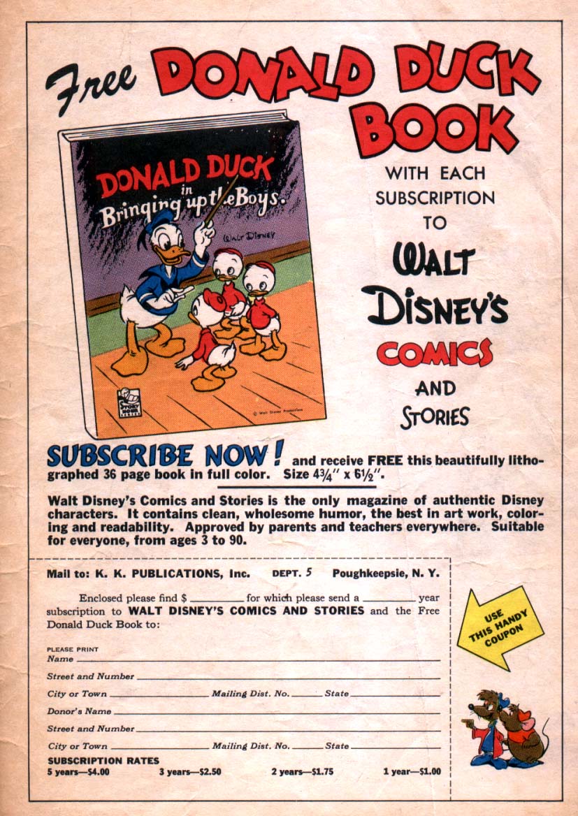 Read online Walt Disney's Comics and Stories comic -  Issue #152 - 51