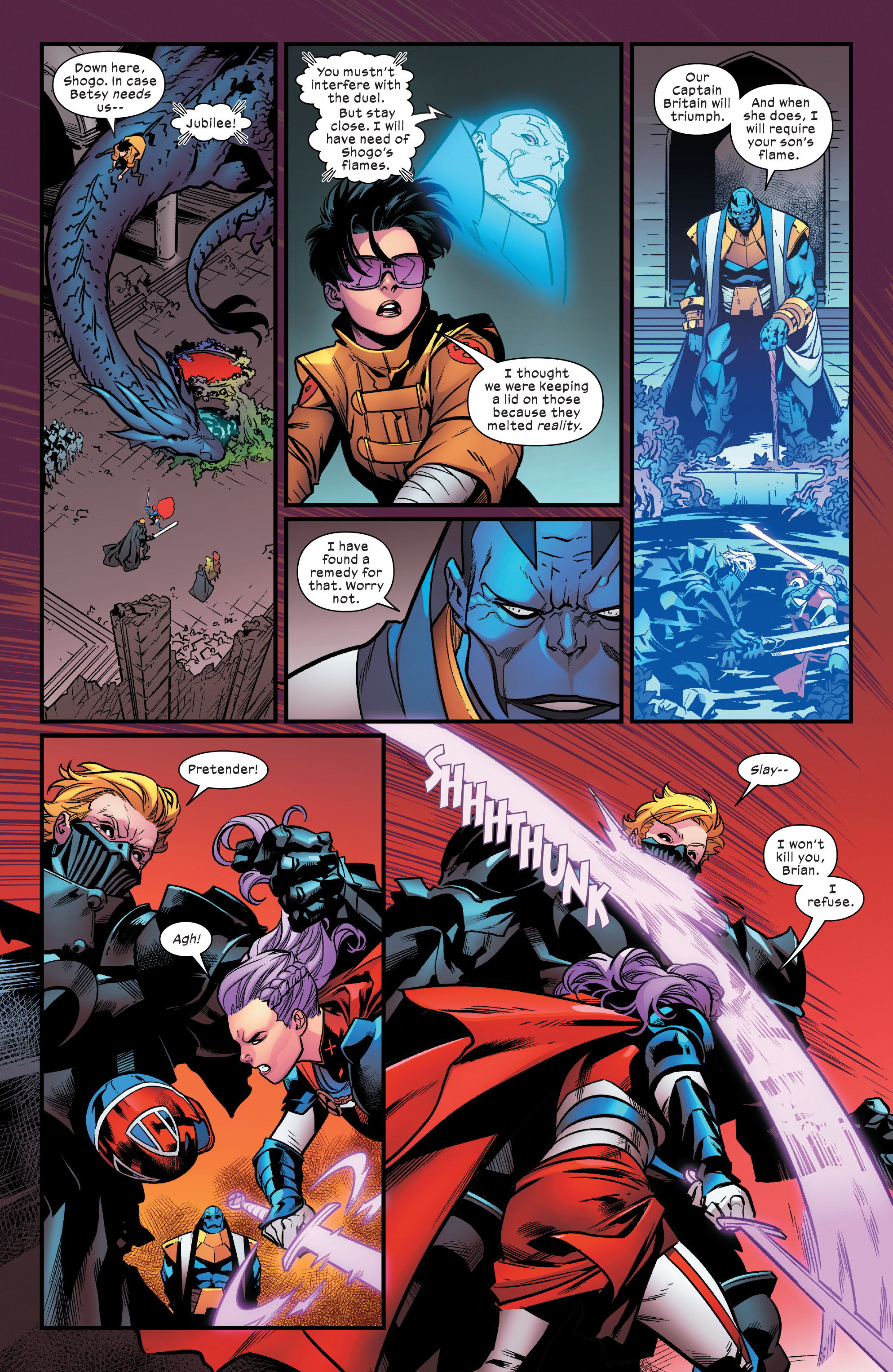 Read online Excalibur (2019) comic -  Issue #6 - 14