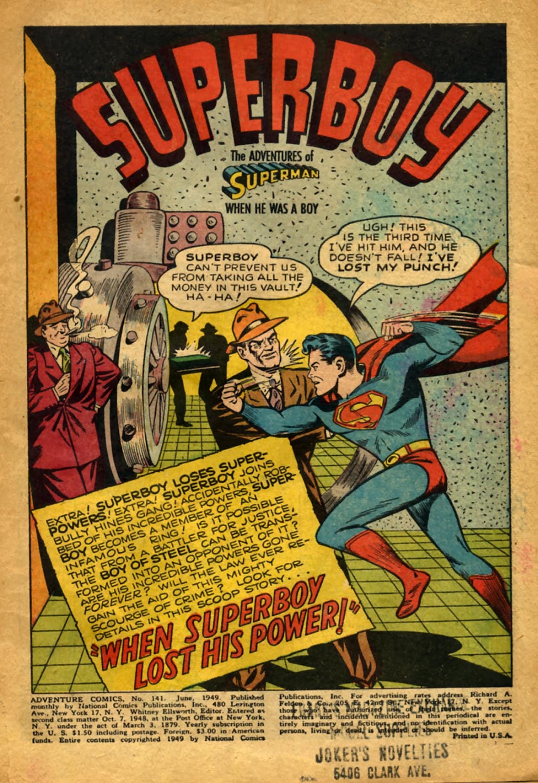 Adventure Comics (1938) issue 141 - Page 3