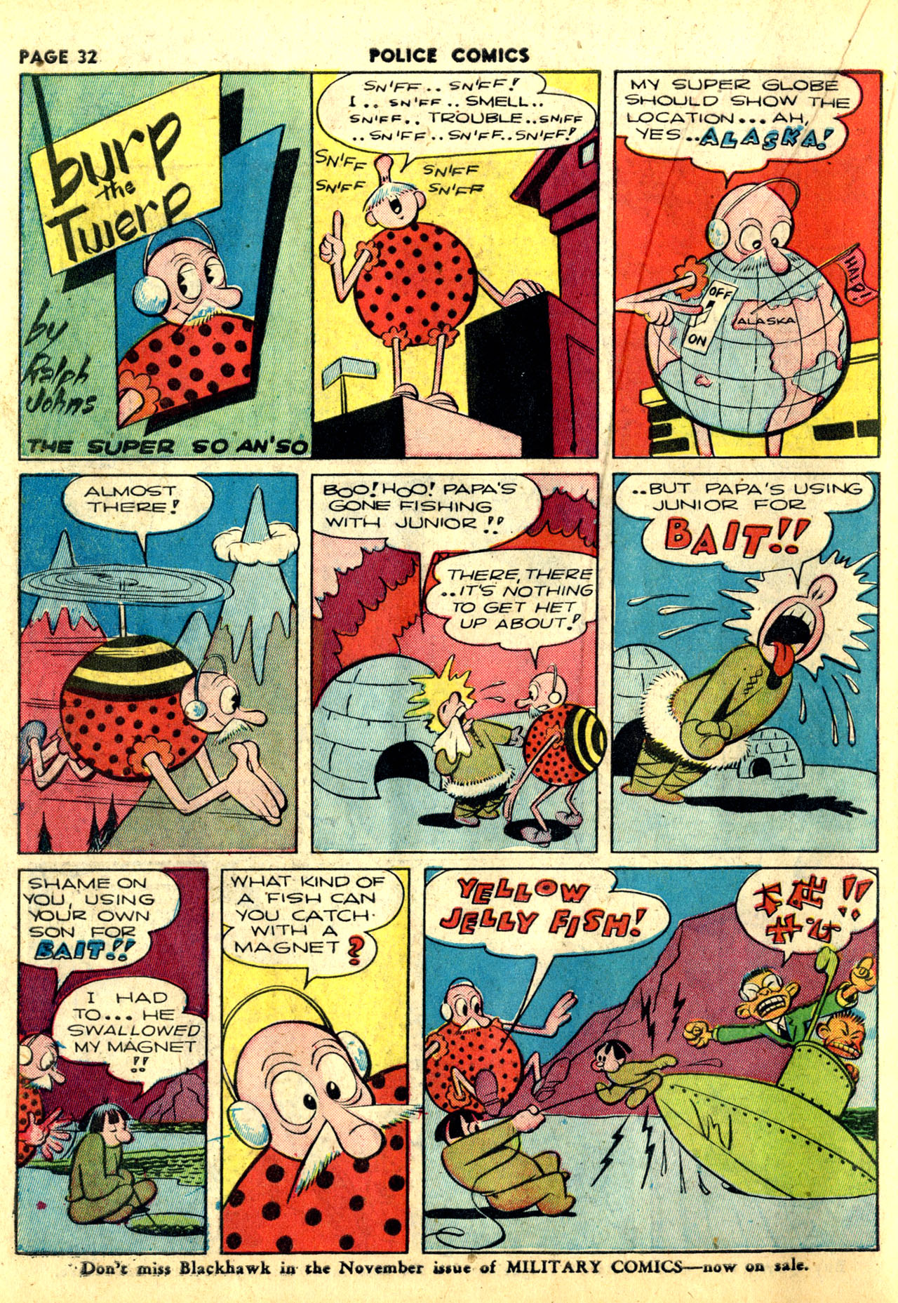Read online Police Comics comic -  Issue #13 - 34