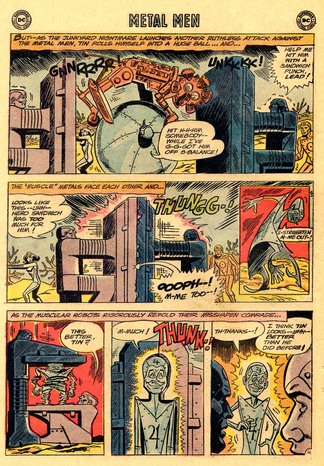 Read online Metal Men (1963) comic -  Issue #9 - 22