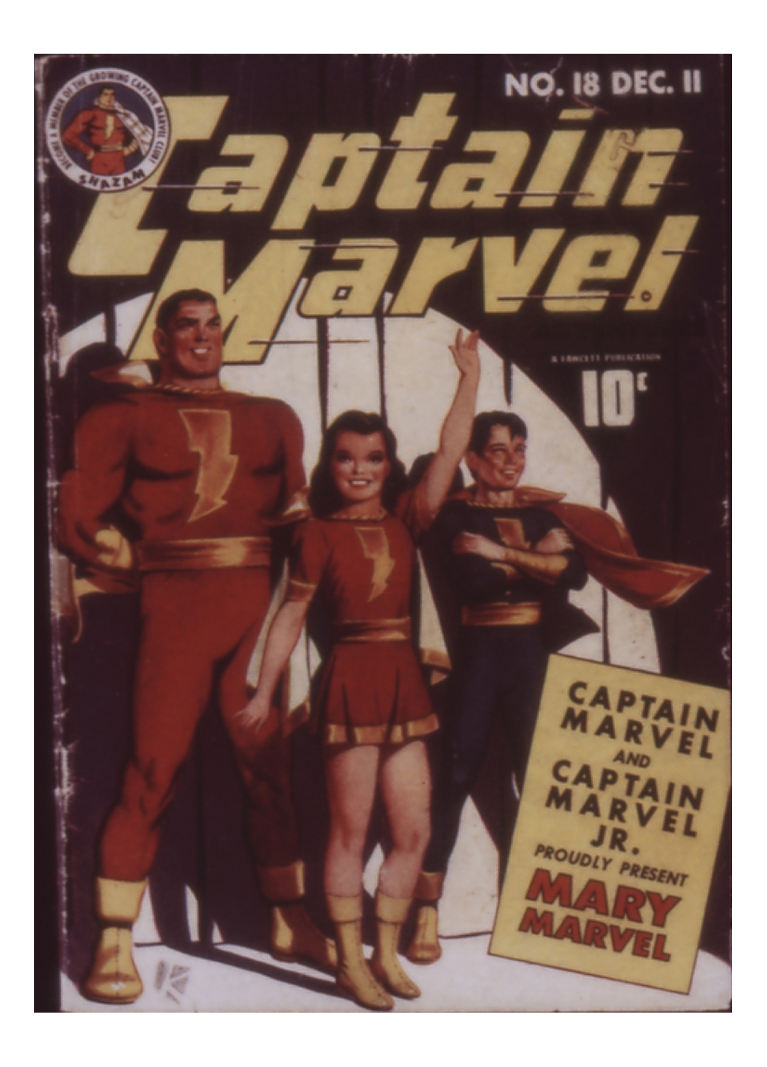 Read online Captain Marvel Adventures comic -  Issue #18 - 1