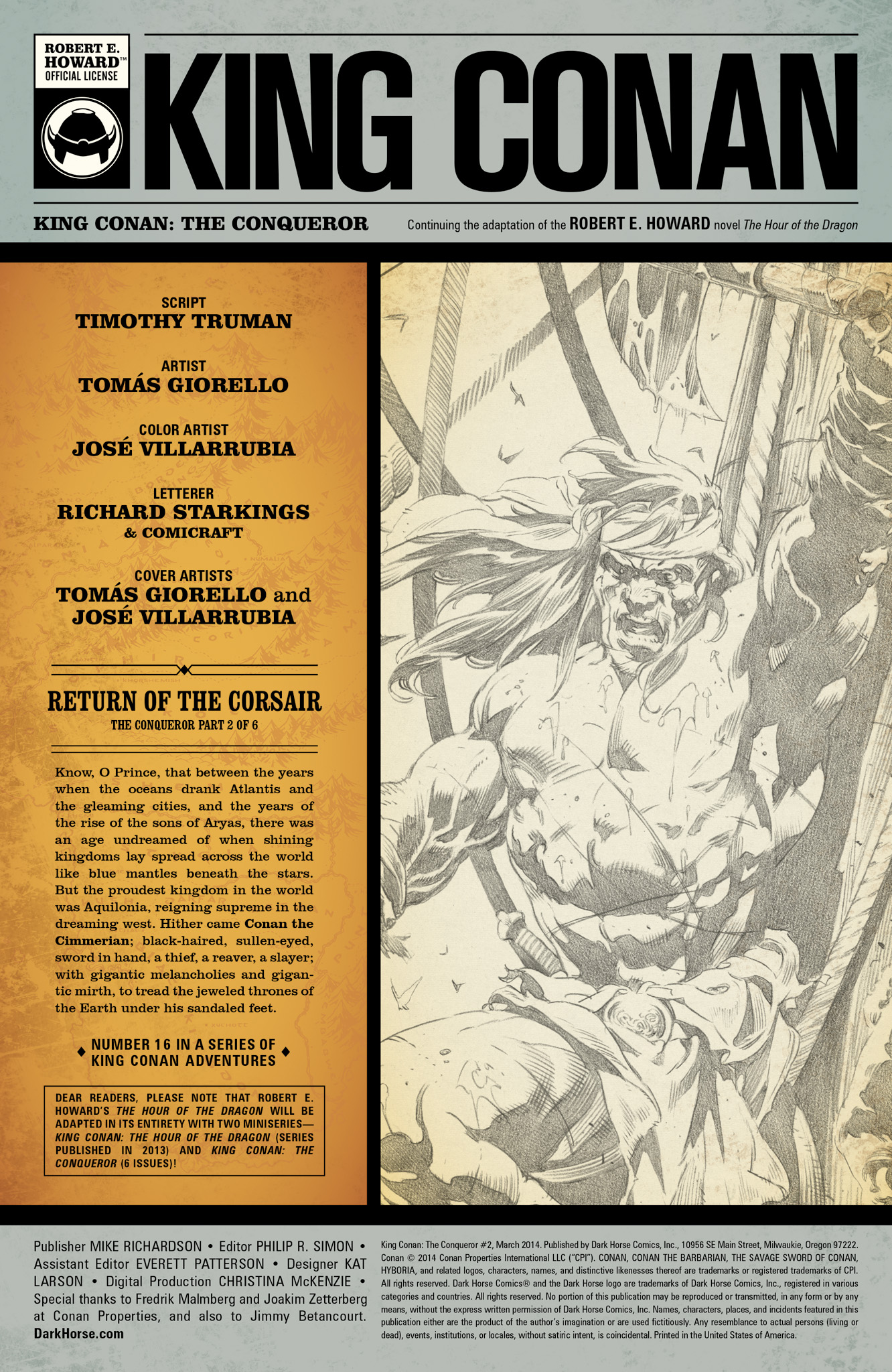 Read online King Conan: The Conqueror comic -  Issue #2 - 2