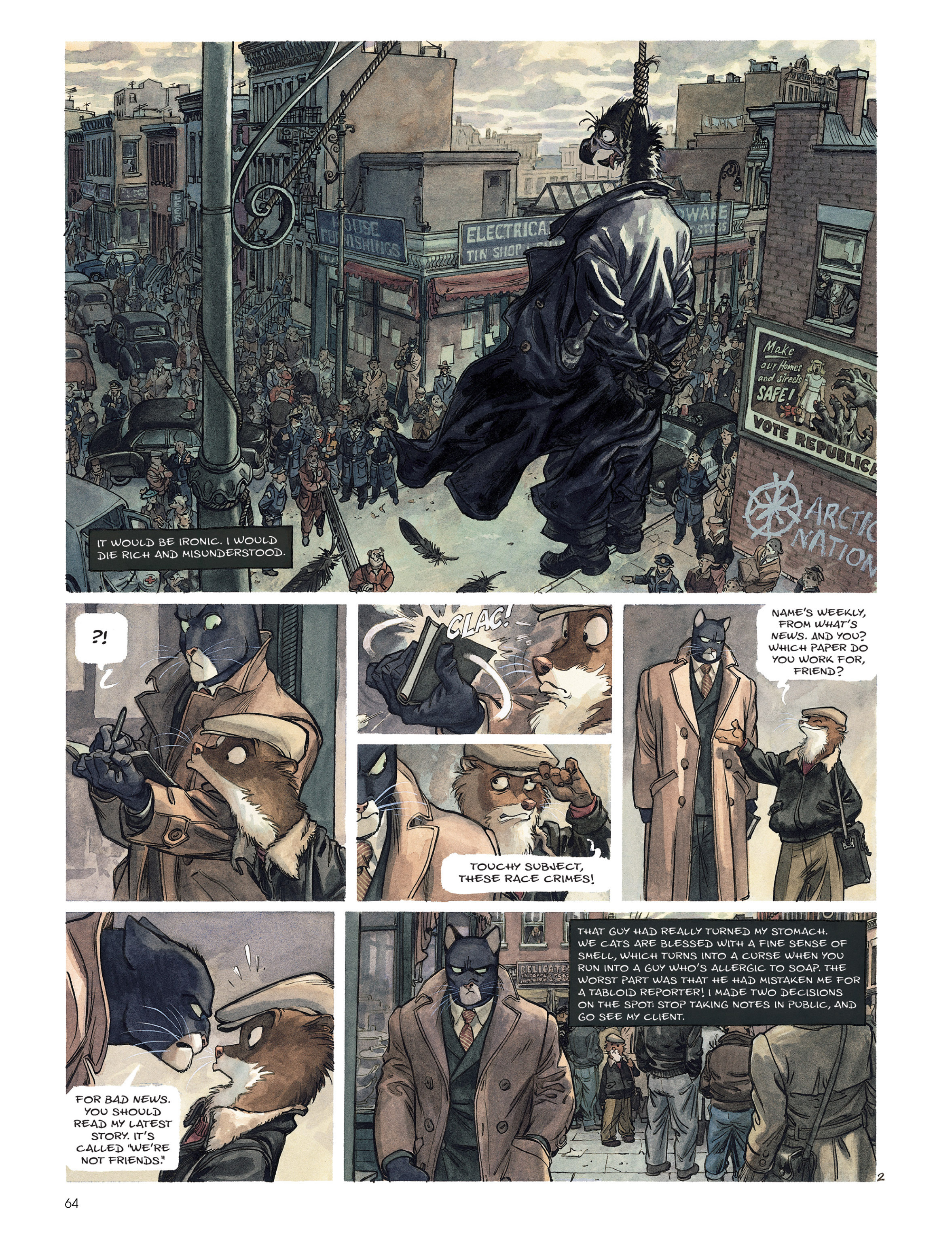 Read online Blacksad (2010) comic -  Issue # Full - 64