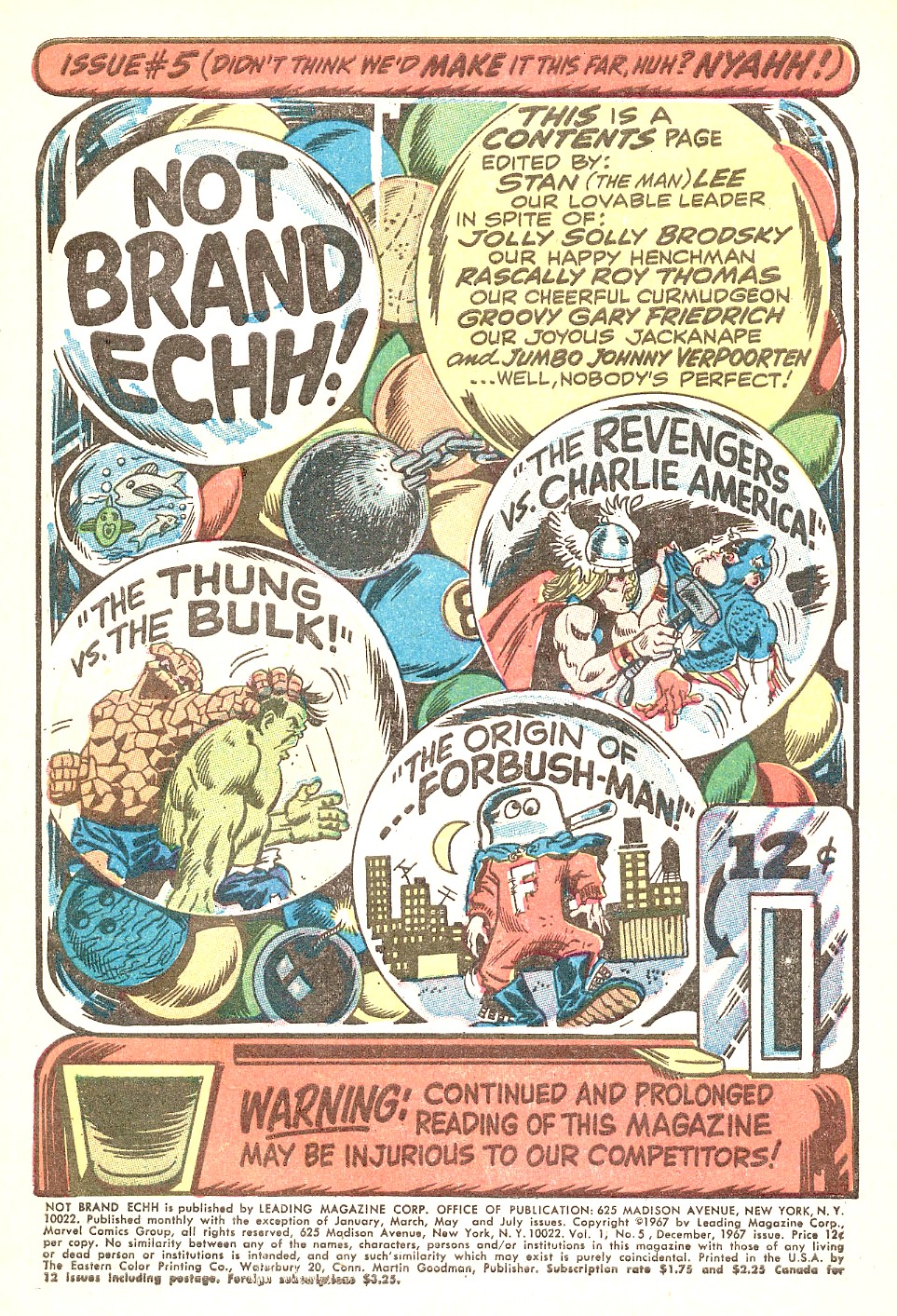 Read online Not Brand Echh comic -  Issue #5 - 3