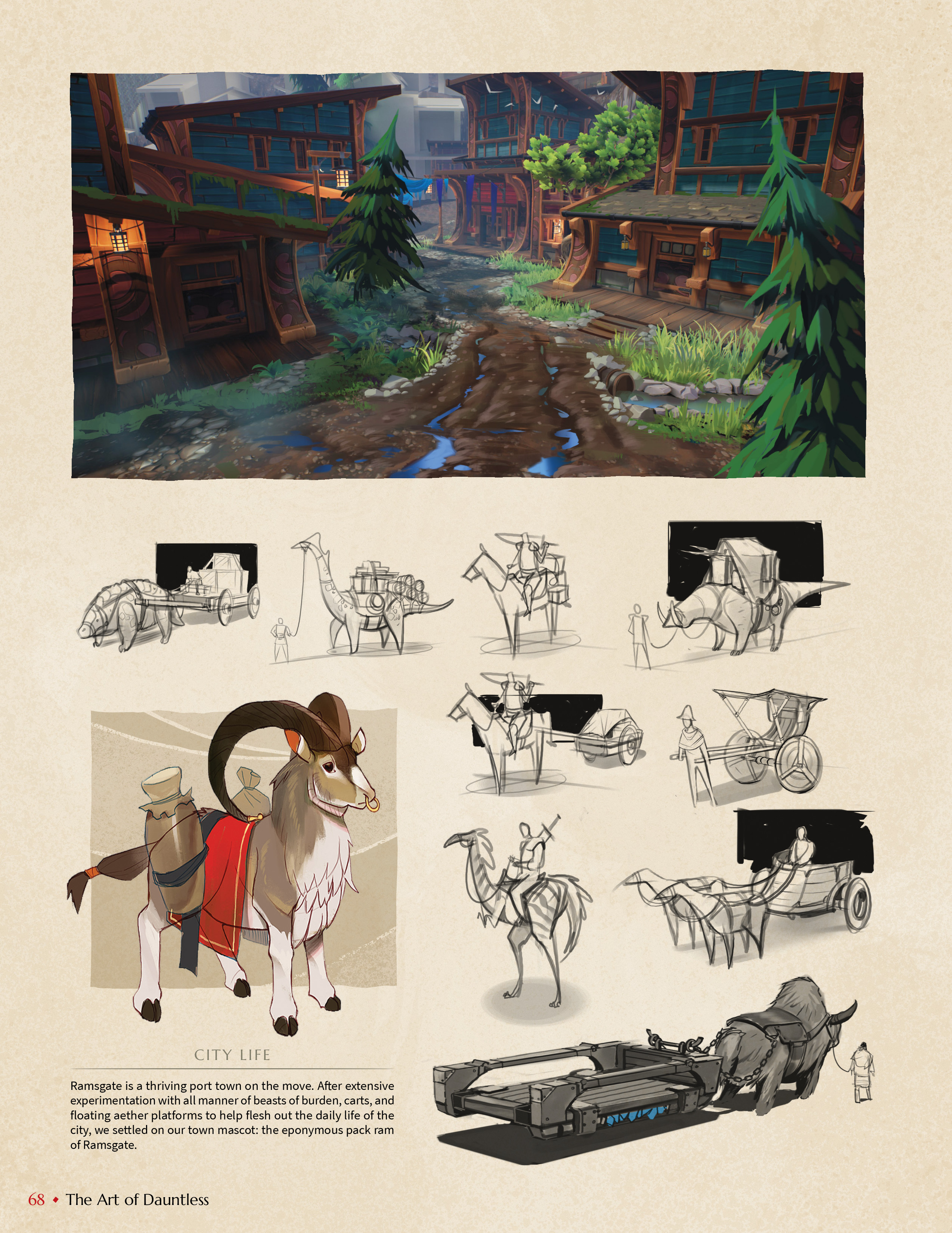 Read online The Art of Dauntless comic -  Issue # TPB - 60