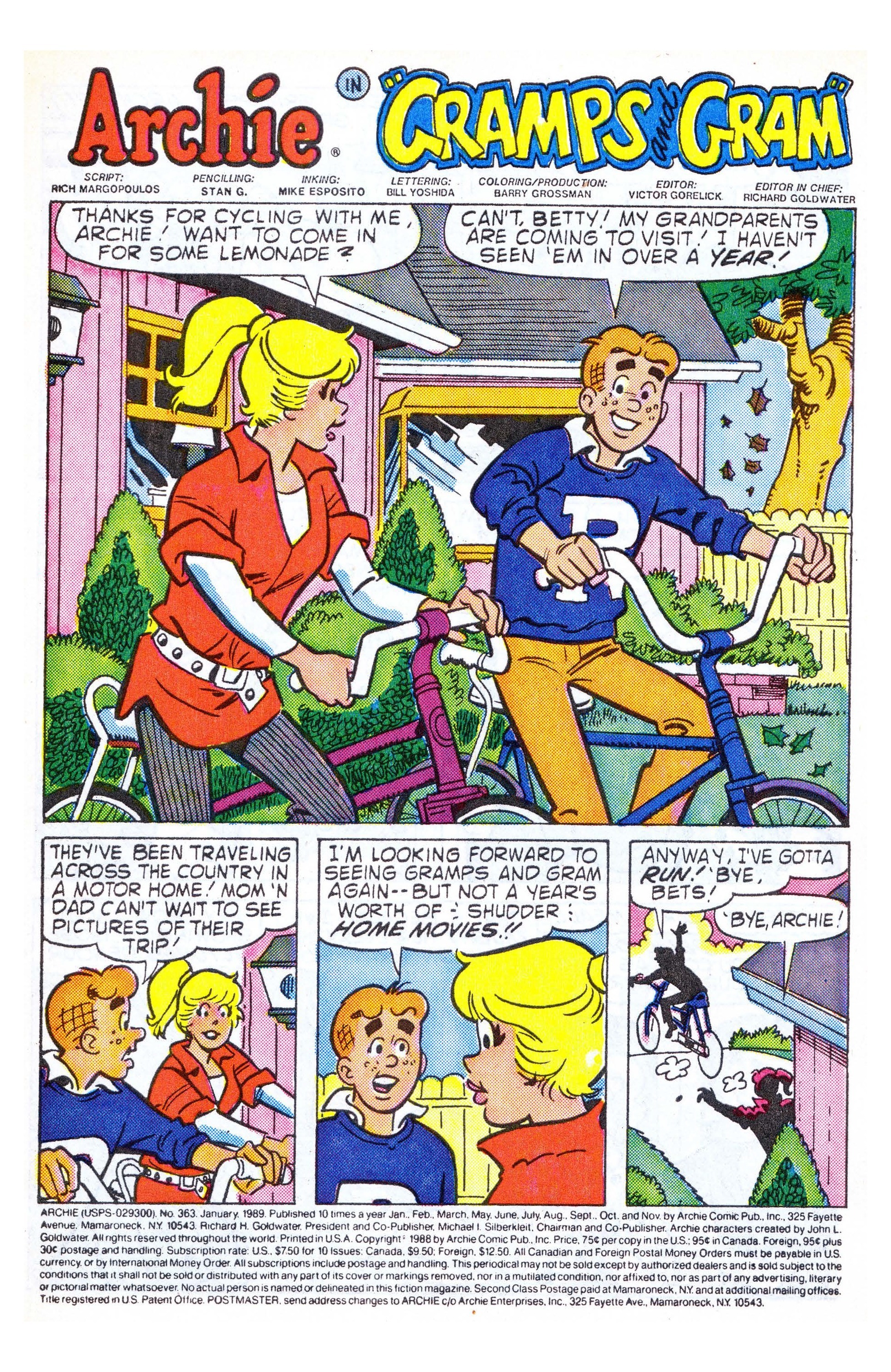 Read online Archie (1960) comic -  Issue #363 - 2