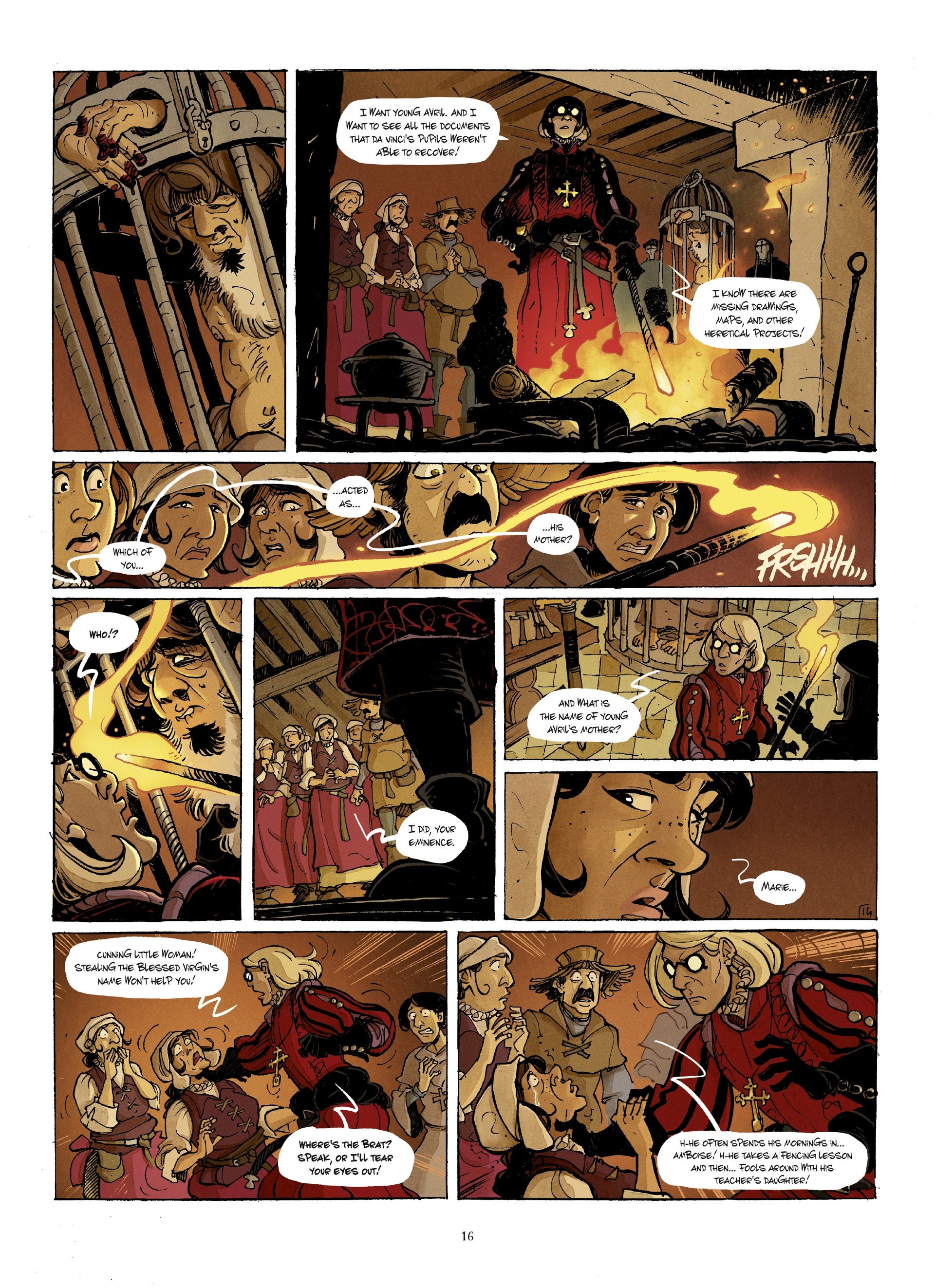 Read online Cinq Avril: The Heir of da Vinci comic -  Issue # Full - 18