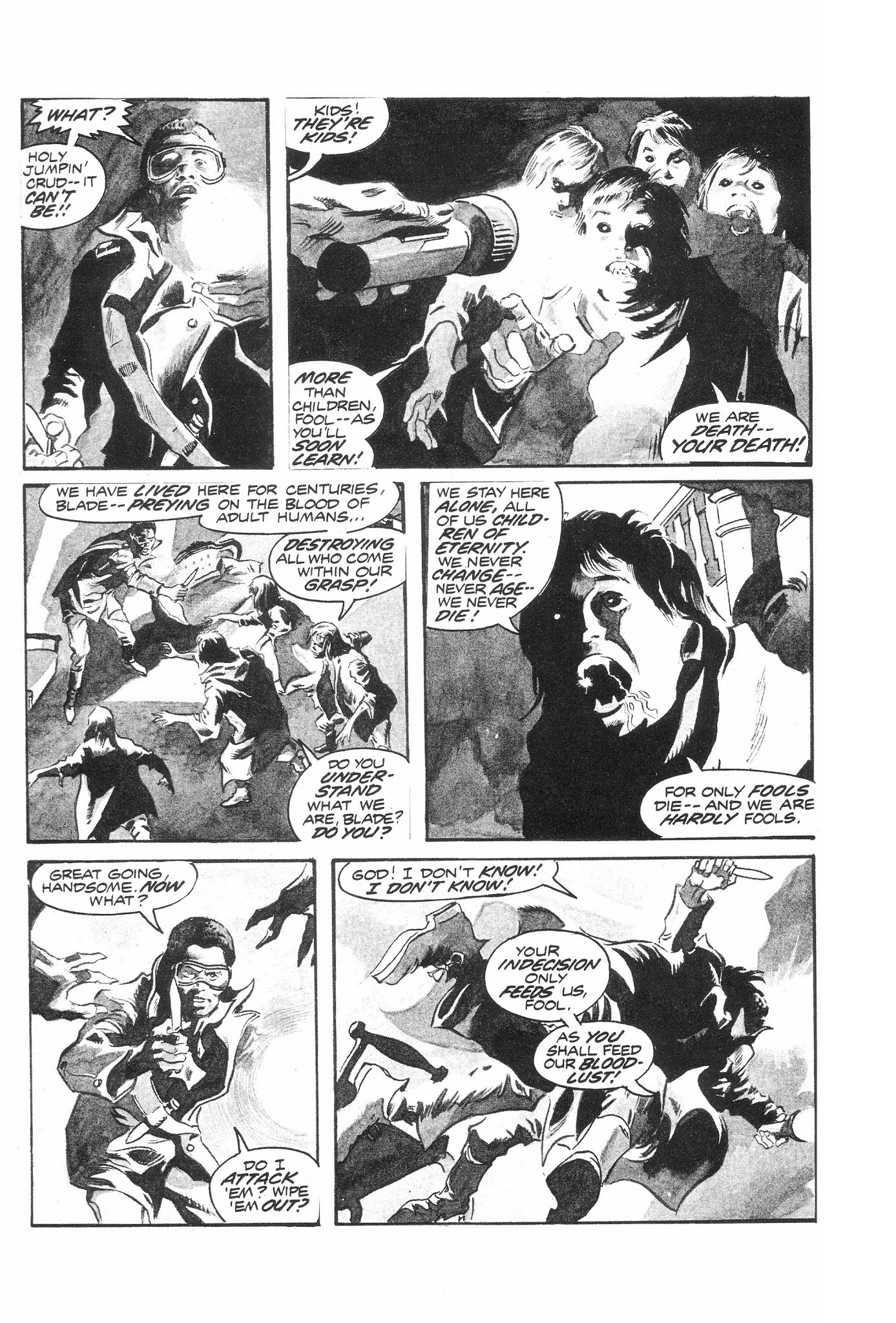 Read online Blade: Black & White comic -  Issue # TPB - 90