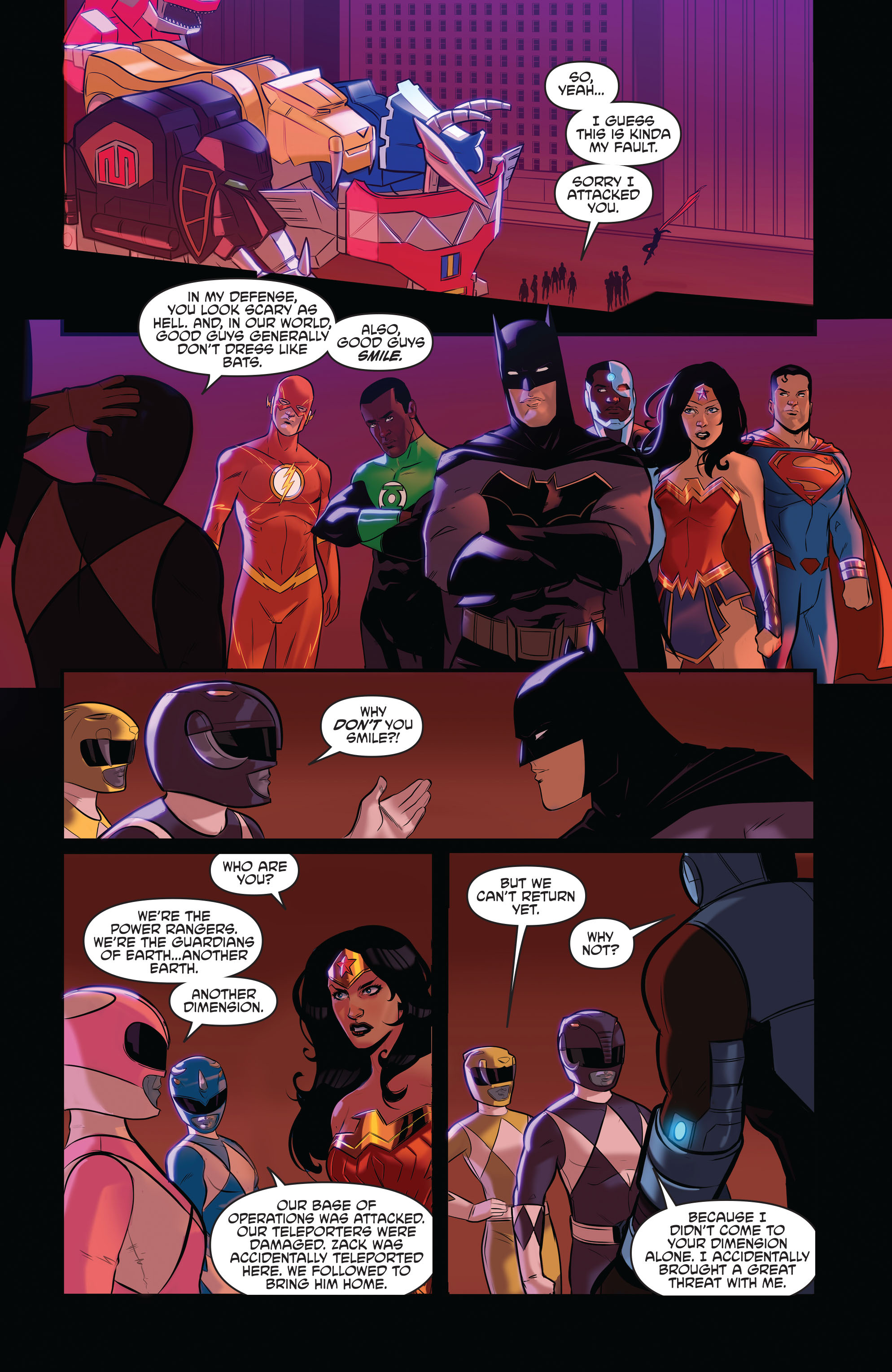Read online Justice League/Mighty Morphin' Power Rangers comic -  Issue #2 - 12