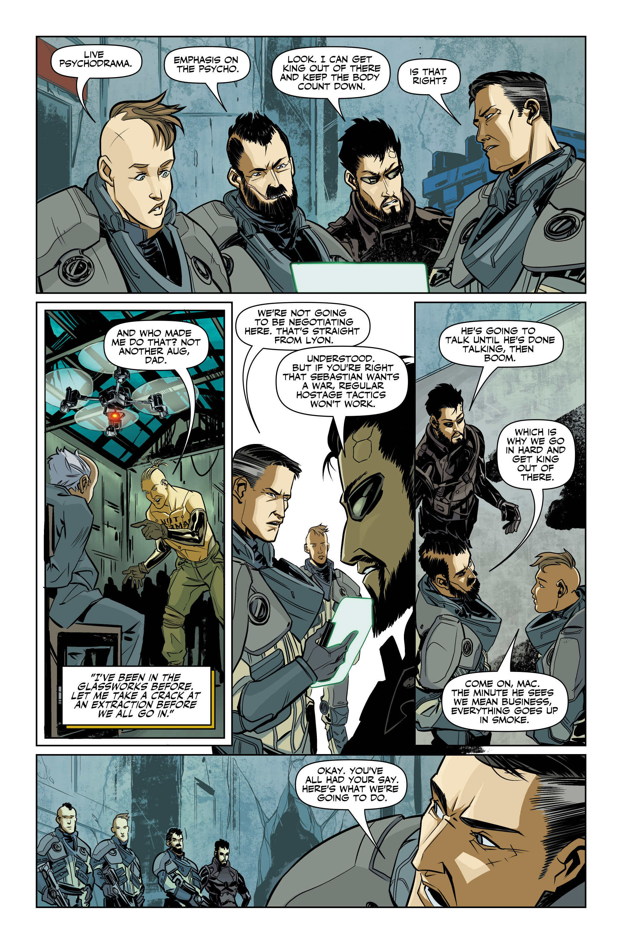 Read online Deus Ex: Children's Crusade comic -  Issue #5 - 9
