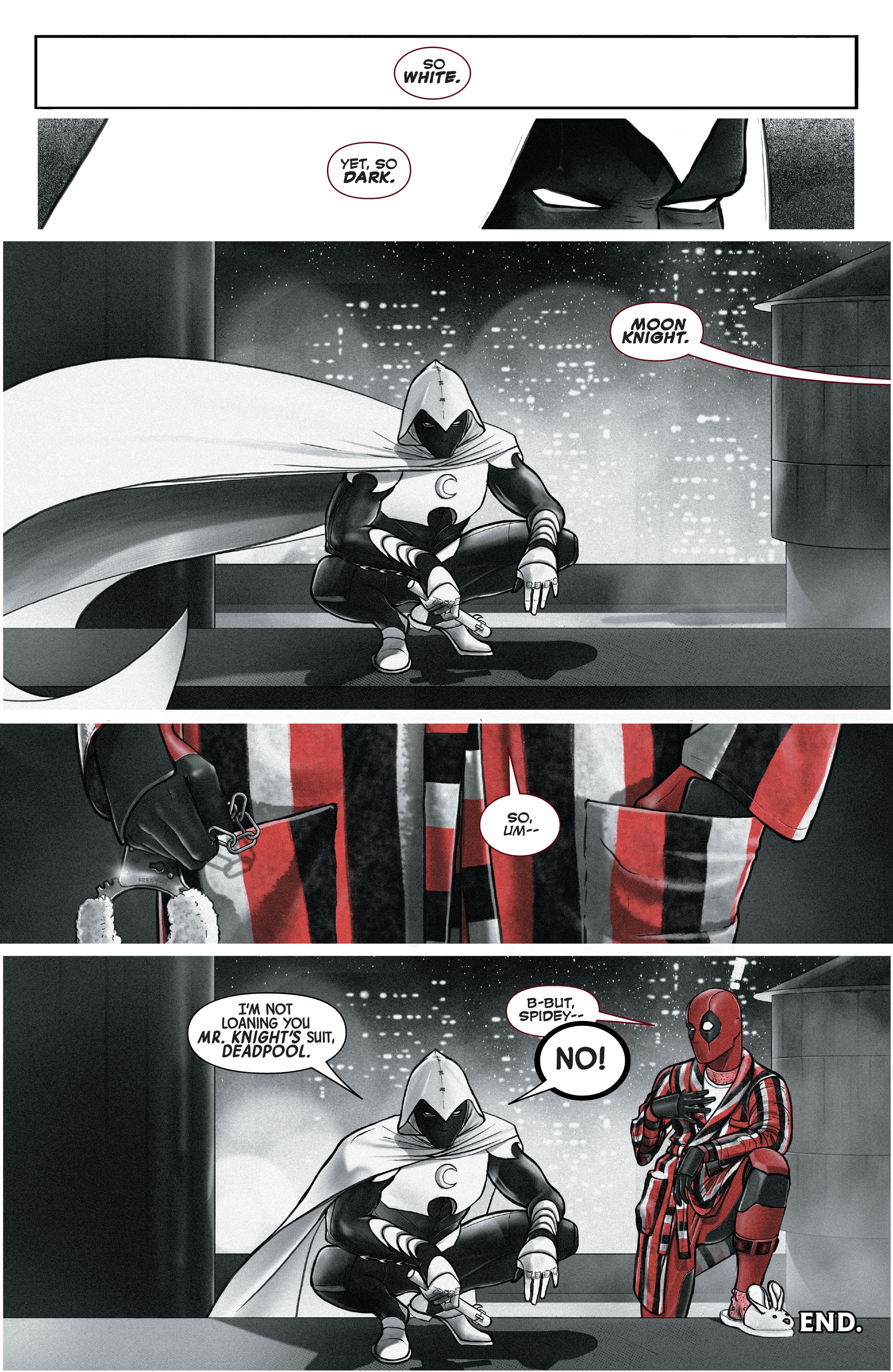 Read online Moon Knight: Black, White & Blood comic -  Issue #1 - 21