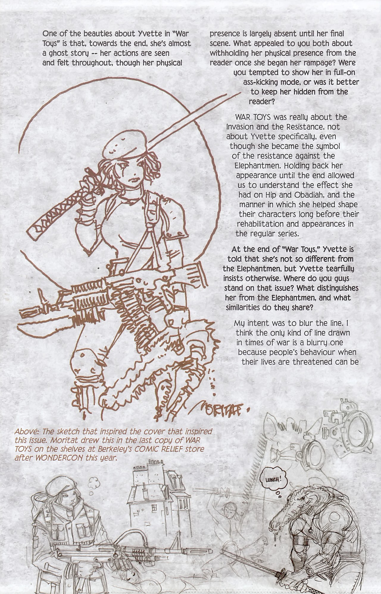 Read online Elephantmen War Toys: Yvette comic -  Issue # Full - 27
