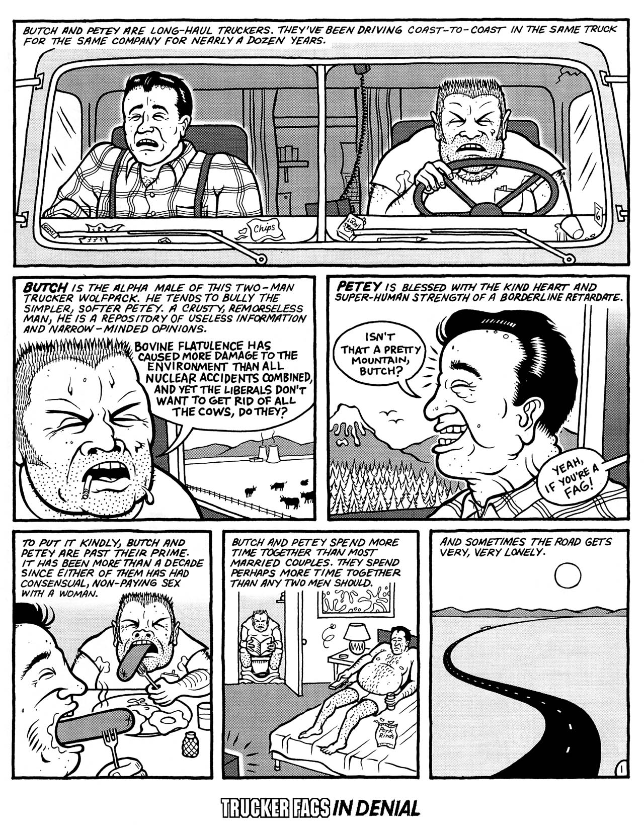 Read online Trucker Fags in Denial comic -  Issue # Full - 3