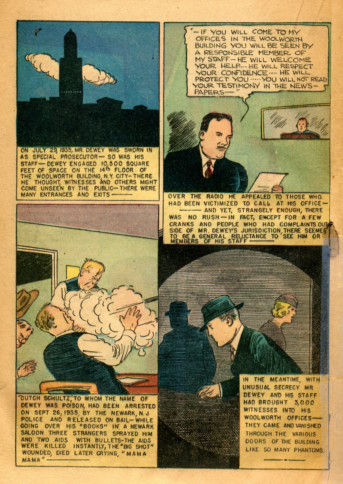 Read online Shadow Comics comic -  Issue #42 - 43