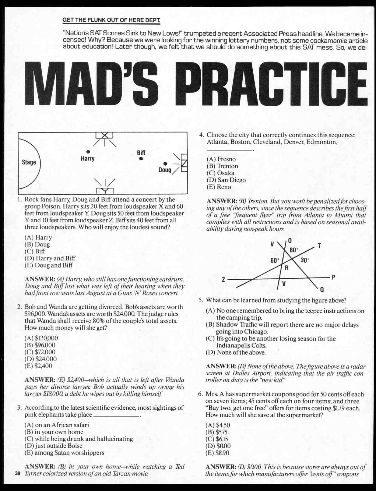 Read online MAD comic -  Issue #309 - 40